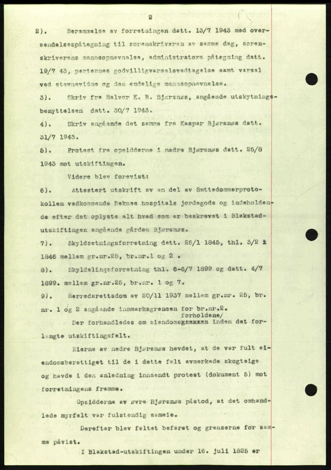 Romsdal sorenskriveri, AV/SAT-A-4149/1/2/2C: Mortgage book no. A15, 1943-1944, Diary no: : 2300/1943