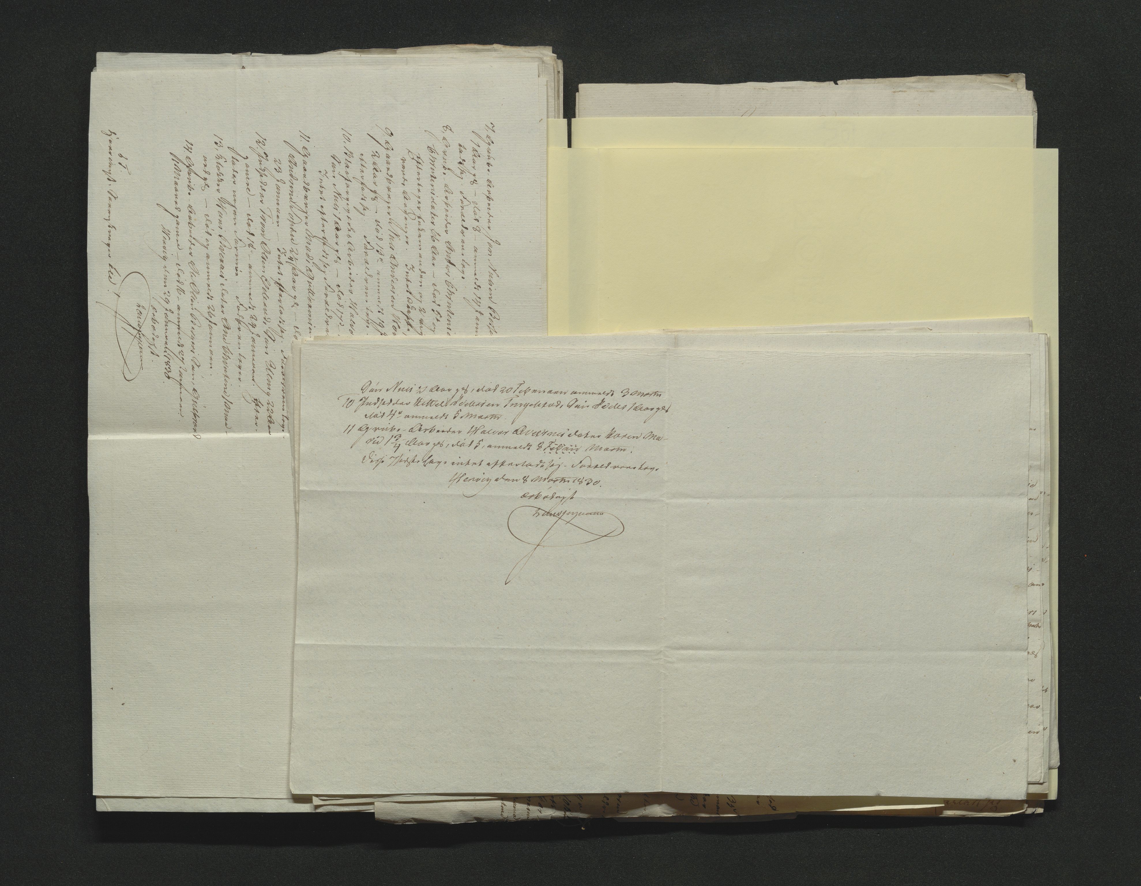 Eiker, Modum og Sigdal sorenskriveri, AV/SAKO-A-123/H/Ha/Hab/L0003: Dødsfallsmeldinger, 1830-1833