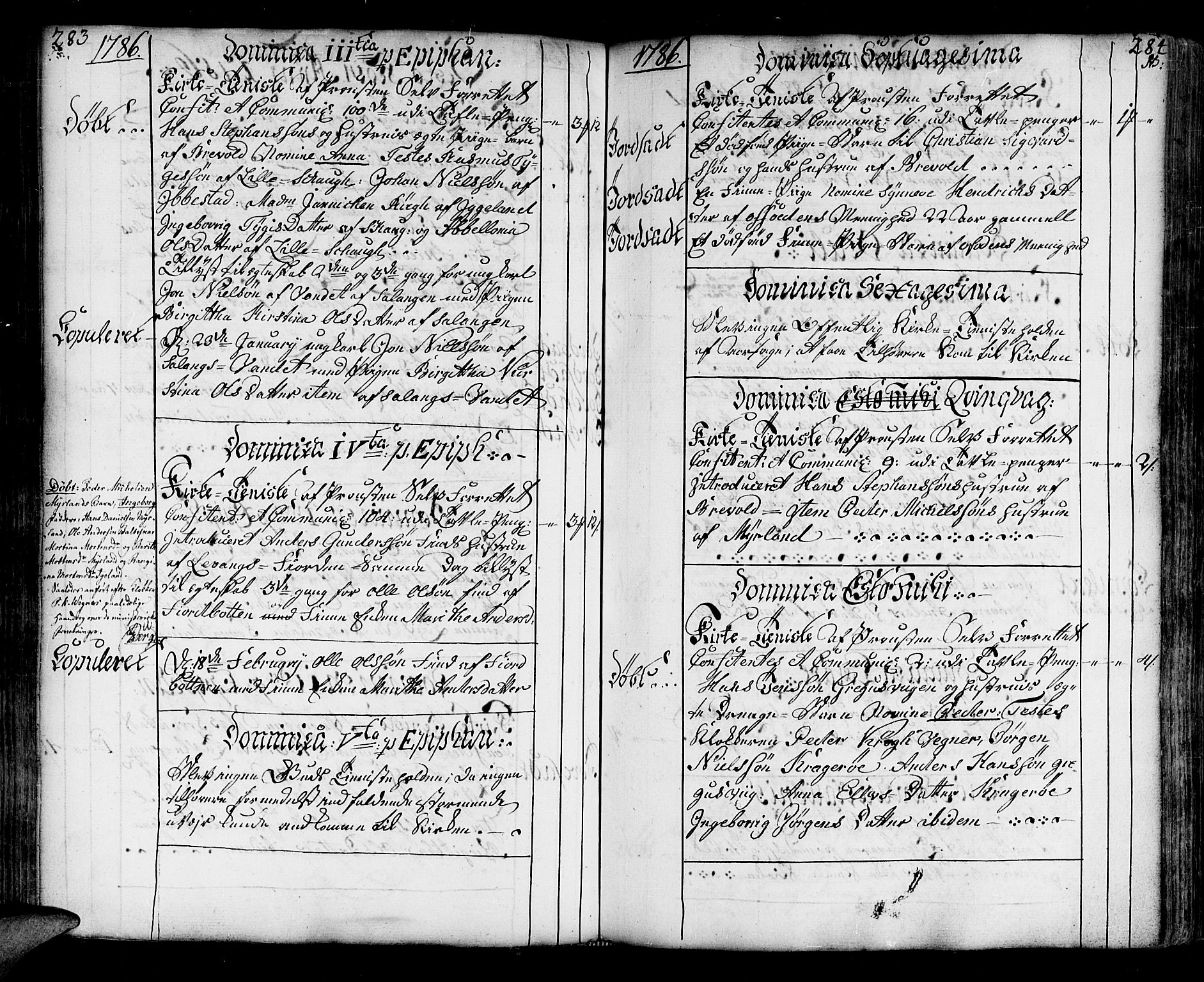 Ibestad sokneprestembete, SATØ/S-0077/H/Ha/Haa/L0003kirke: Parish register (official) no. 3, 1776-1801, p. 283-284