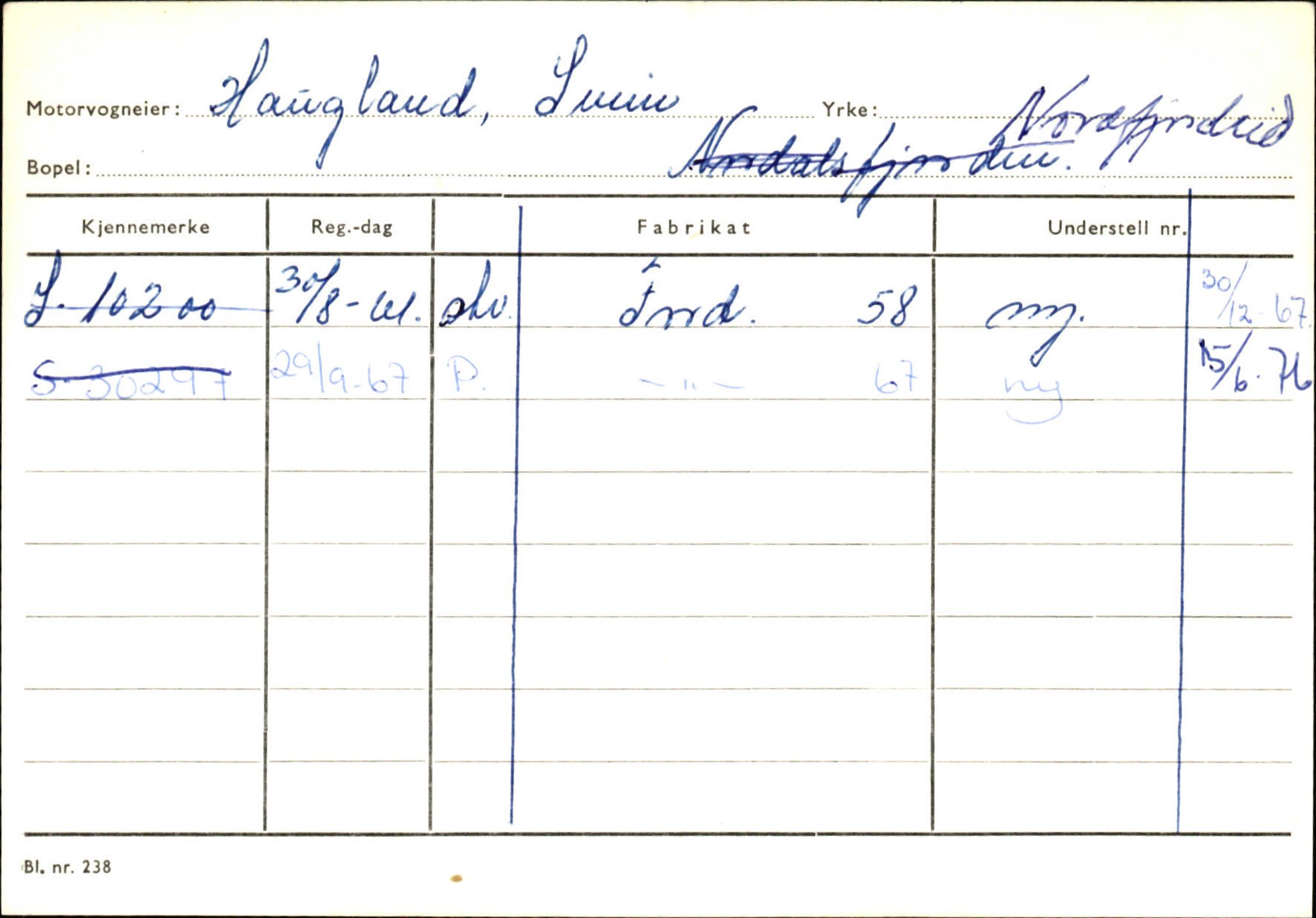 Statens vegvesen, Sogn og Fjordane vegkontor, AV/SAB-A-5301/4/F/L0129: Eigarregistrer Eid A-S, 1945-1975, p. 796