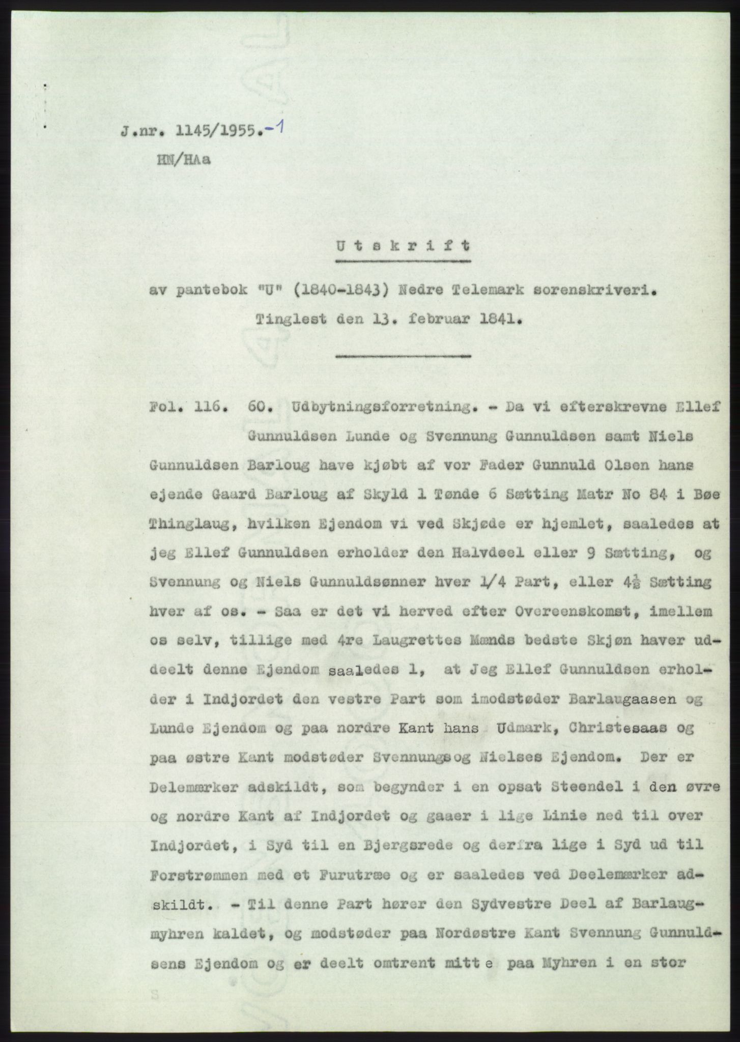 Statsarkivet i Kongsberg, SAKO/A-0001, 1955, p. 413