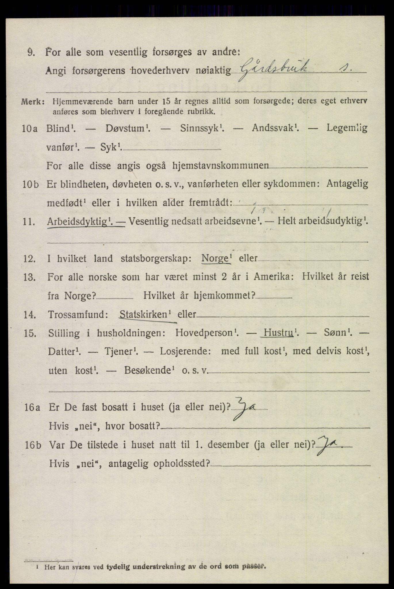 SAH, 1920 census for Sør-Aurdal, 1920, p. 6270