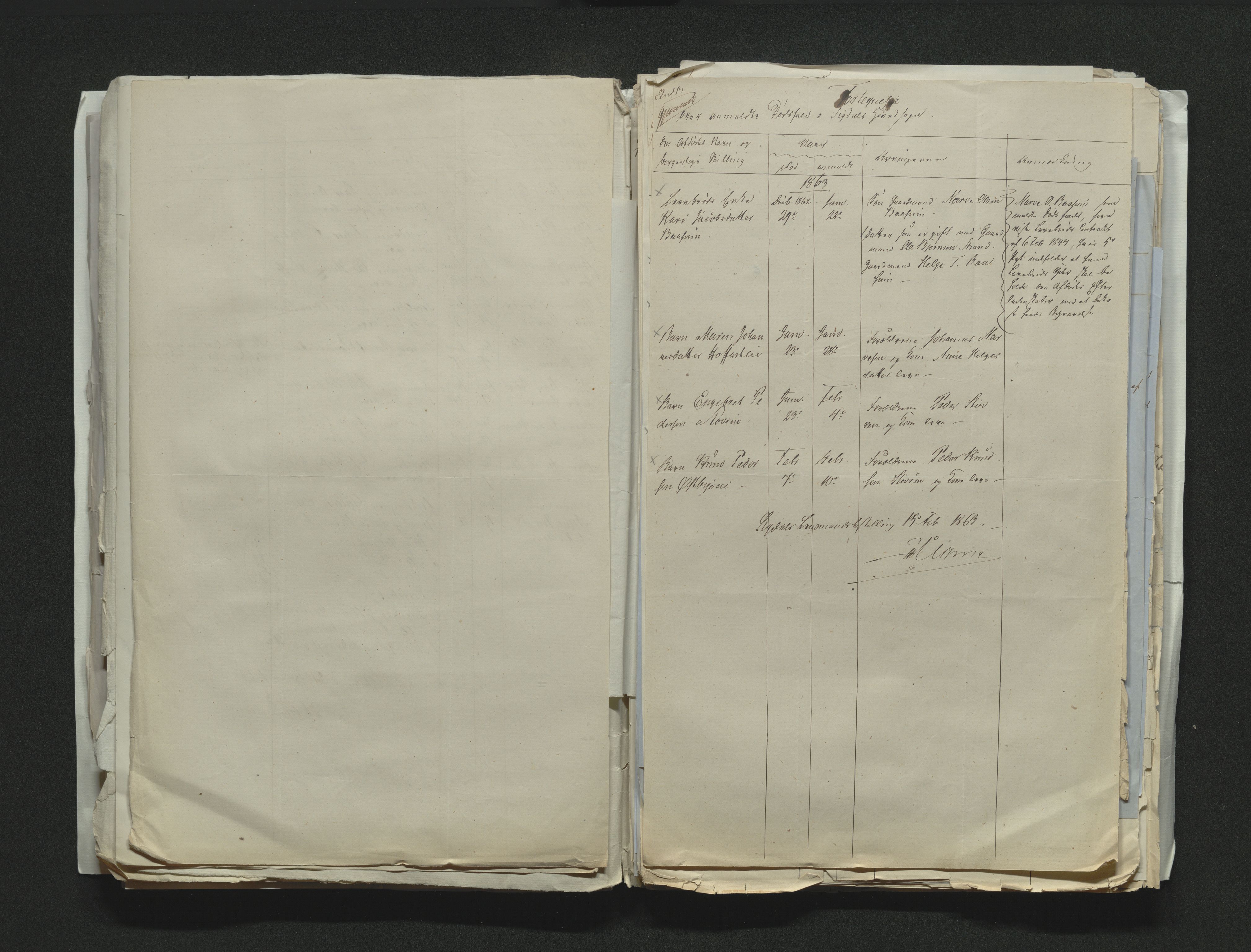 Eiker, Modum og Sigdal sorenskriveri, AV/SAKO-A-123/H/Ha/Hab/L0011: Dødsfallsmeldinger, 1862-1865, p. 268