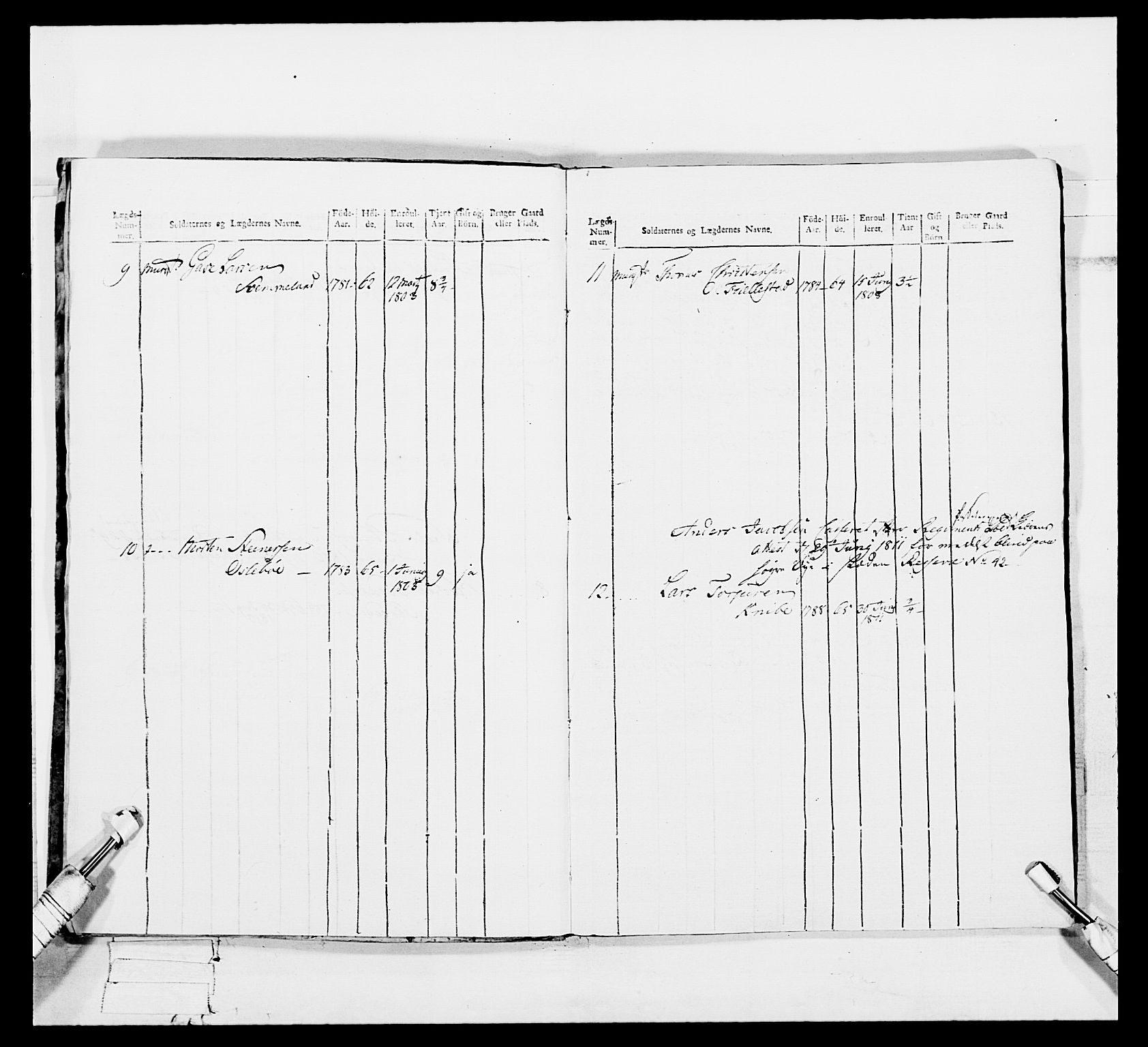 Generalitets- og kommissariatskollegiet, Det kongelige norske kommissariatskollegium, AV/RA-EA-5420/E/Eh/L0113: Vesterlenske nasjonale infanteriregiment, 1812, p. 221