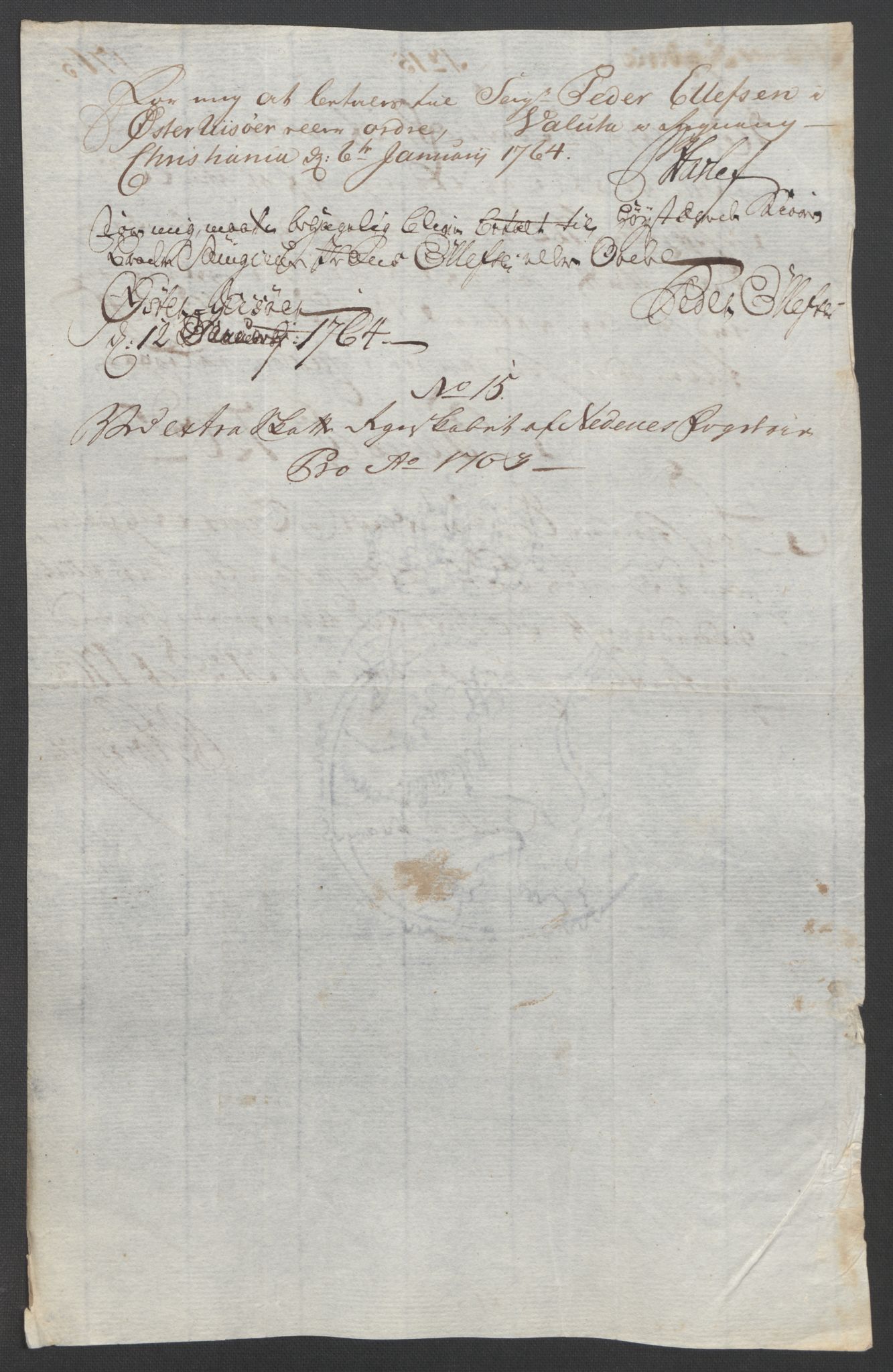 Rentekammeret inntil 1814, Reviderte regnskaper, Fogderegnskap, AV/RA-EA-4092/R39/L2424: Ekstraskatten Nedenes, 1762-1767, p. 63