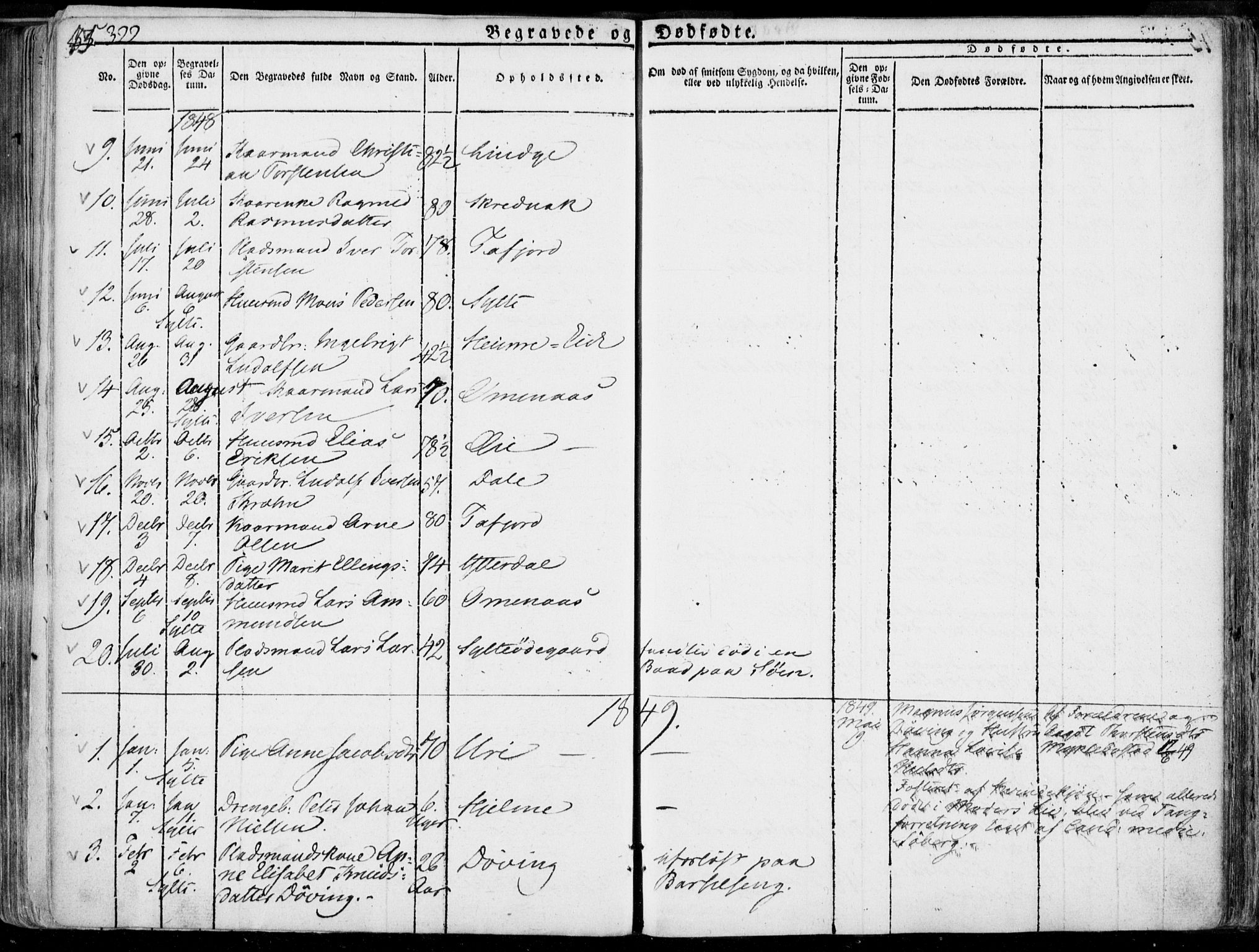Ministerialprotokoller, klokkerbøker og fødselsregistre - Møre og Romsdal, SAT/A-1454/519/L0248: Parish register (official) no. 519A07, 1829-1860, p. 322