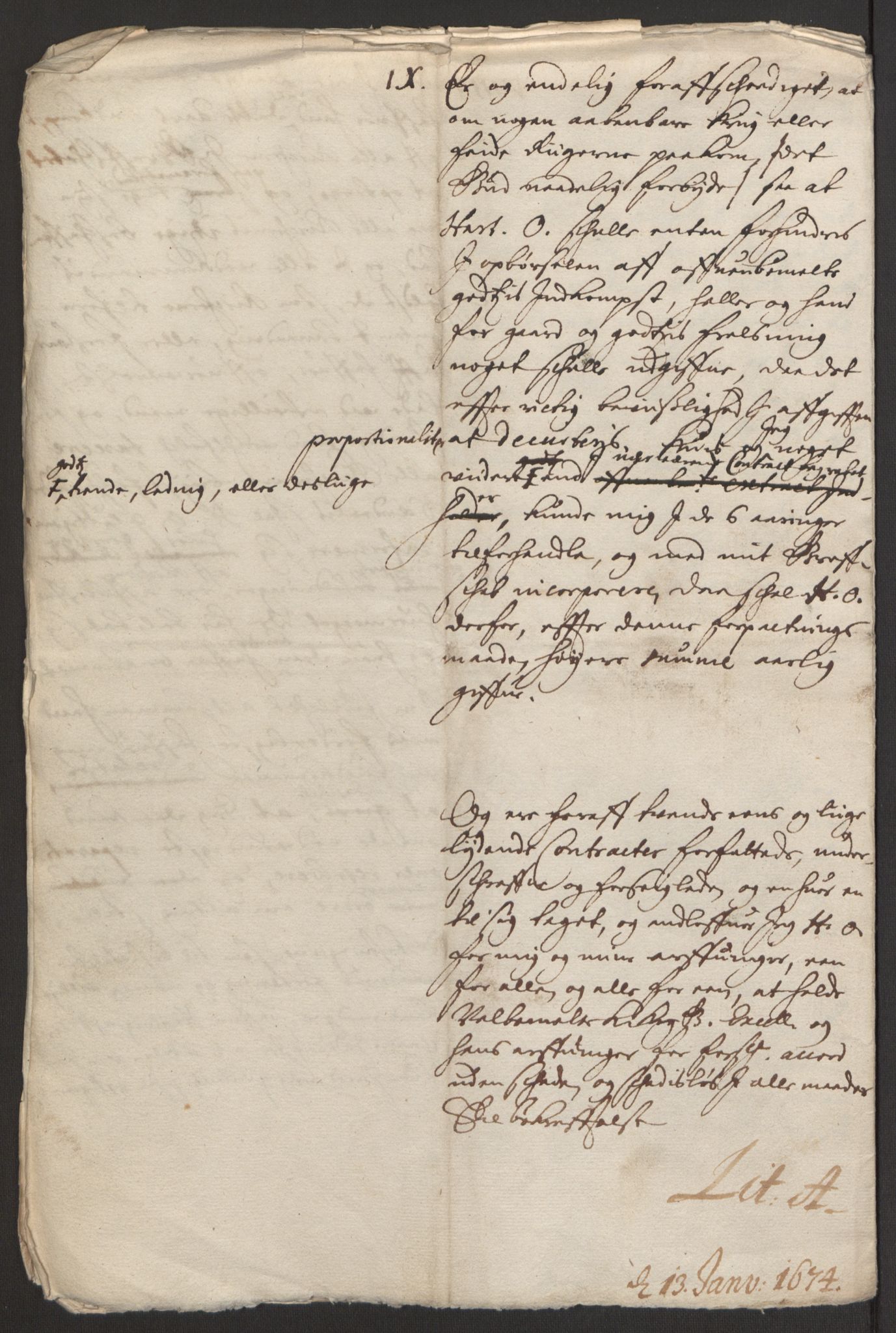 Rentekammeret inntil 1814, Reviderte regnskaper, Fogderegnskap, RA/EA-4092/R32/L1843: Fogderegnskap Jarlsberg grevskap, 1674-1675, p. 109