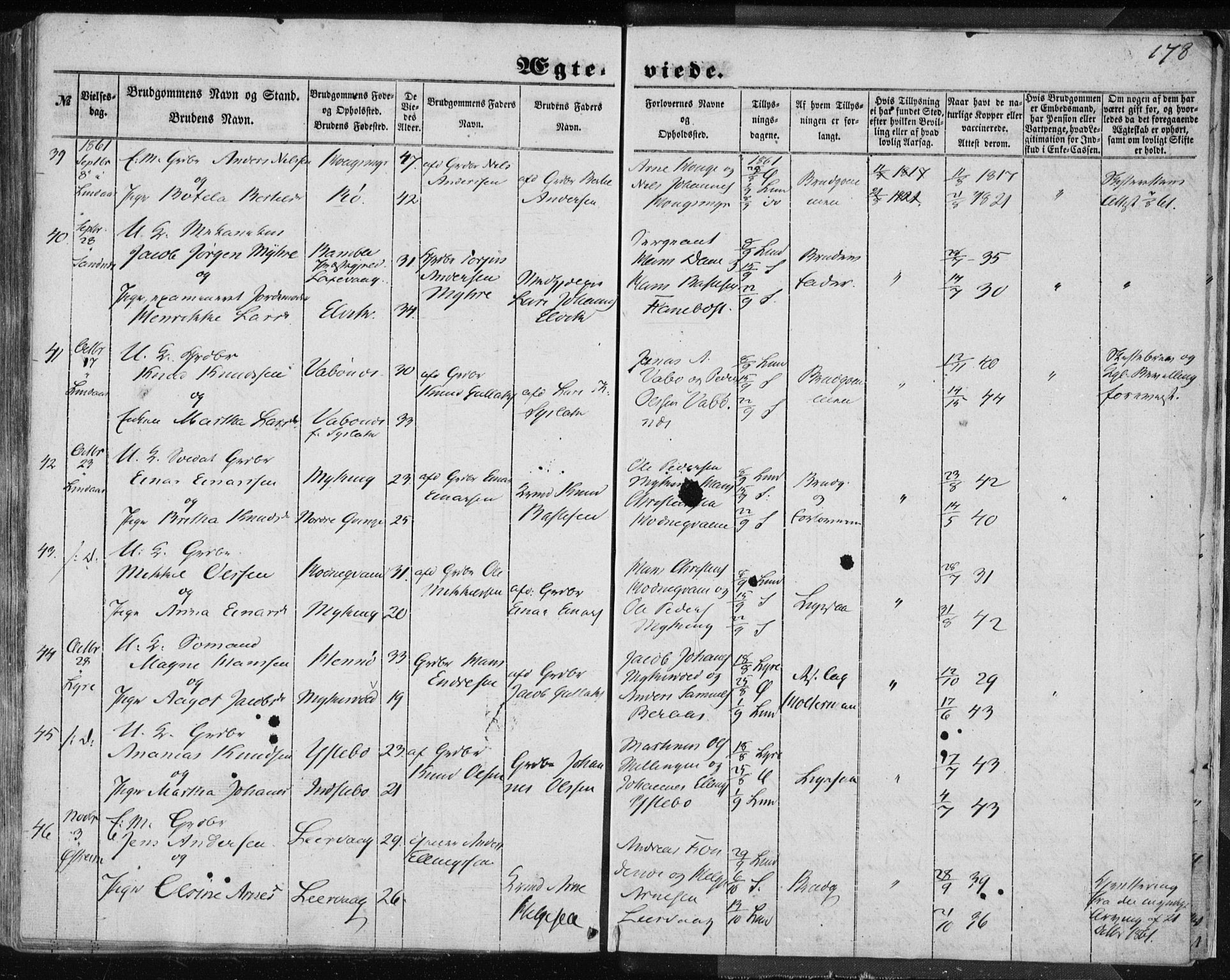 Lindås Sokneprestembete, AV/SAB-A-76701/H/Haa/Haaa/L0013: Parish register (official) no. A 13, 1848-1862, p. 178