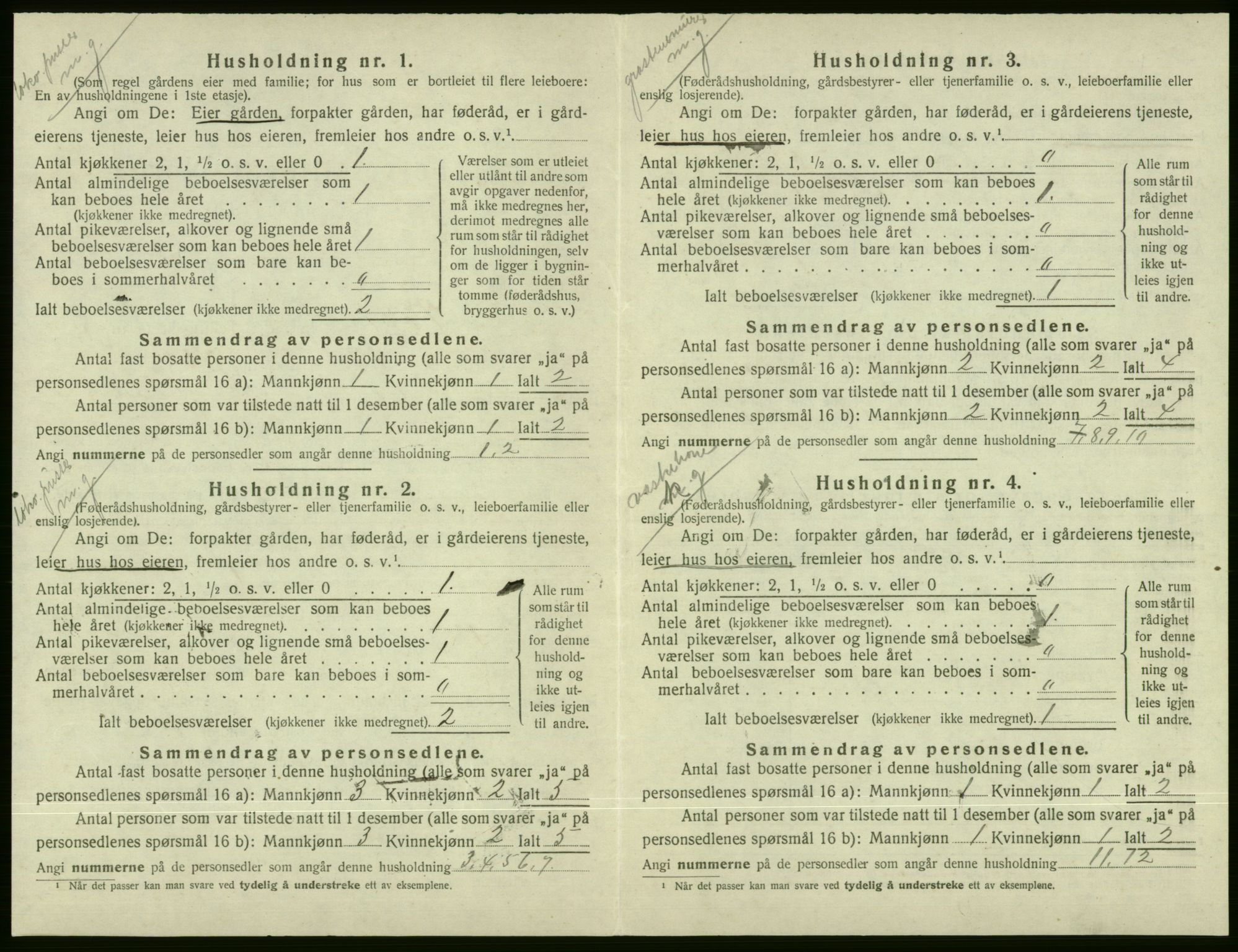 SAB, 1920 census for Voss, 1920, p. 844