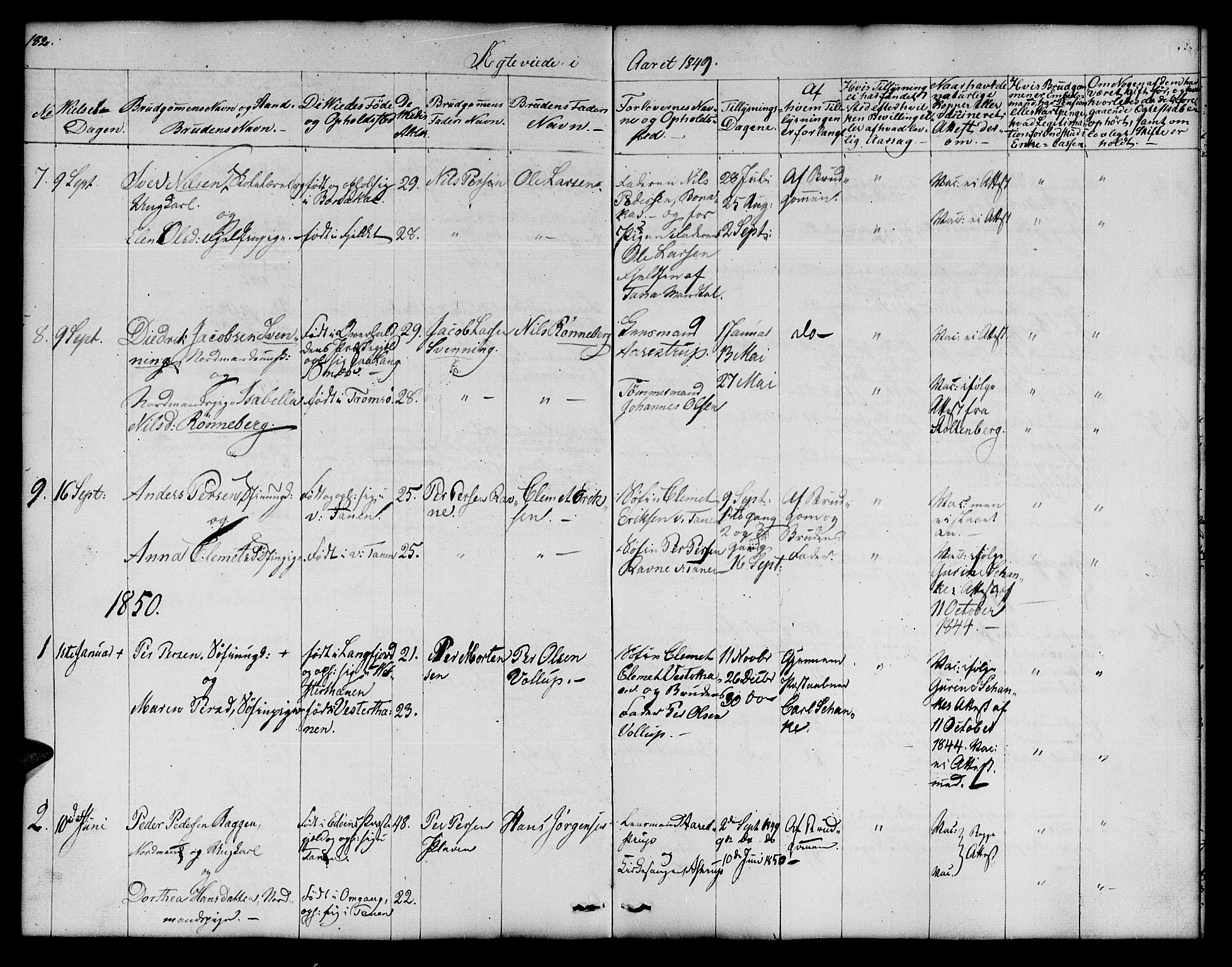 Nesseby sokneprestkontor, SATØ/S-1330/H/Hb/L0005klokker: Parish register (copy) no. 5, 1846-1852, p. 182-183