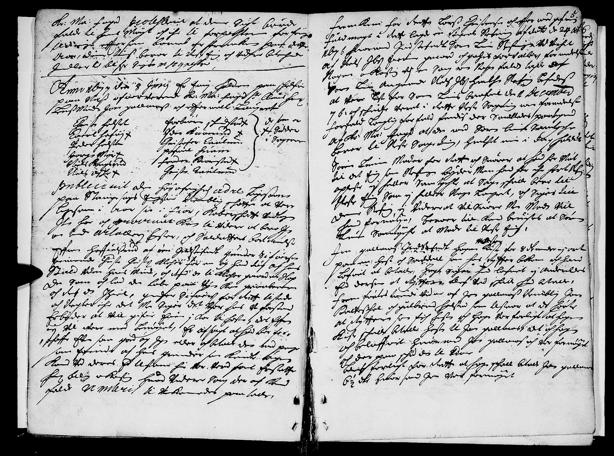 Hedemarken sorenskriveri, SAH/TING-034/G/Gb/L0013: Tingbok, 1677, p. 4b-5a