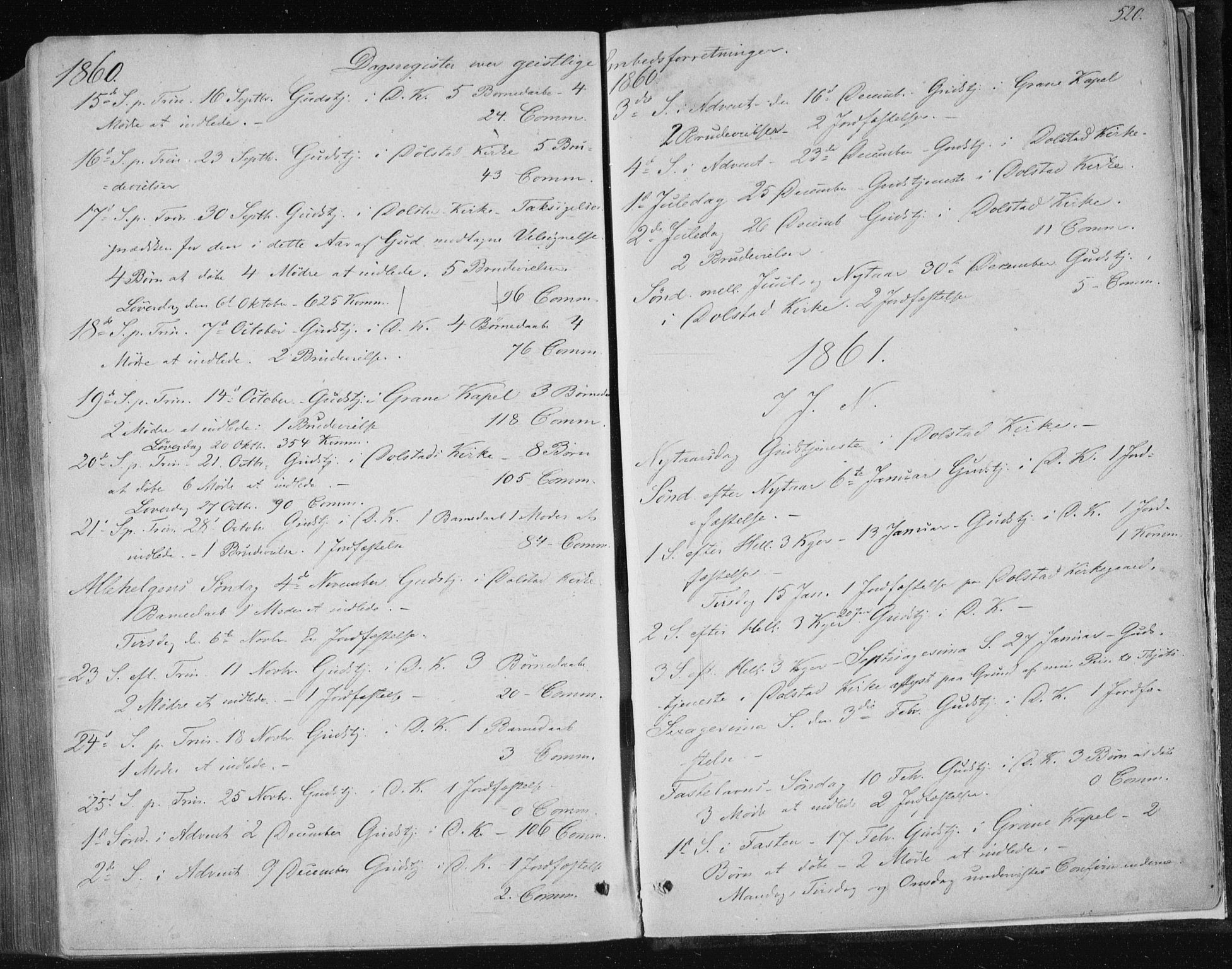 Ministerialprotokoller, klokkerbøker og fødselsregistre - Nordland, AV/SAT-A-1459/820/L0293: Parish register (official) no. 820A14, 1855-1865, p. 520