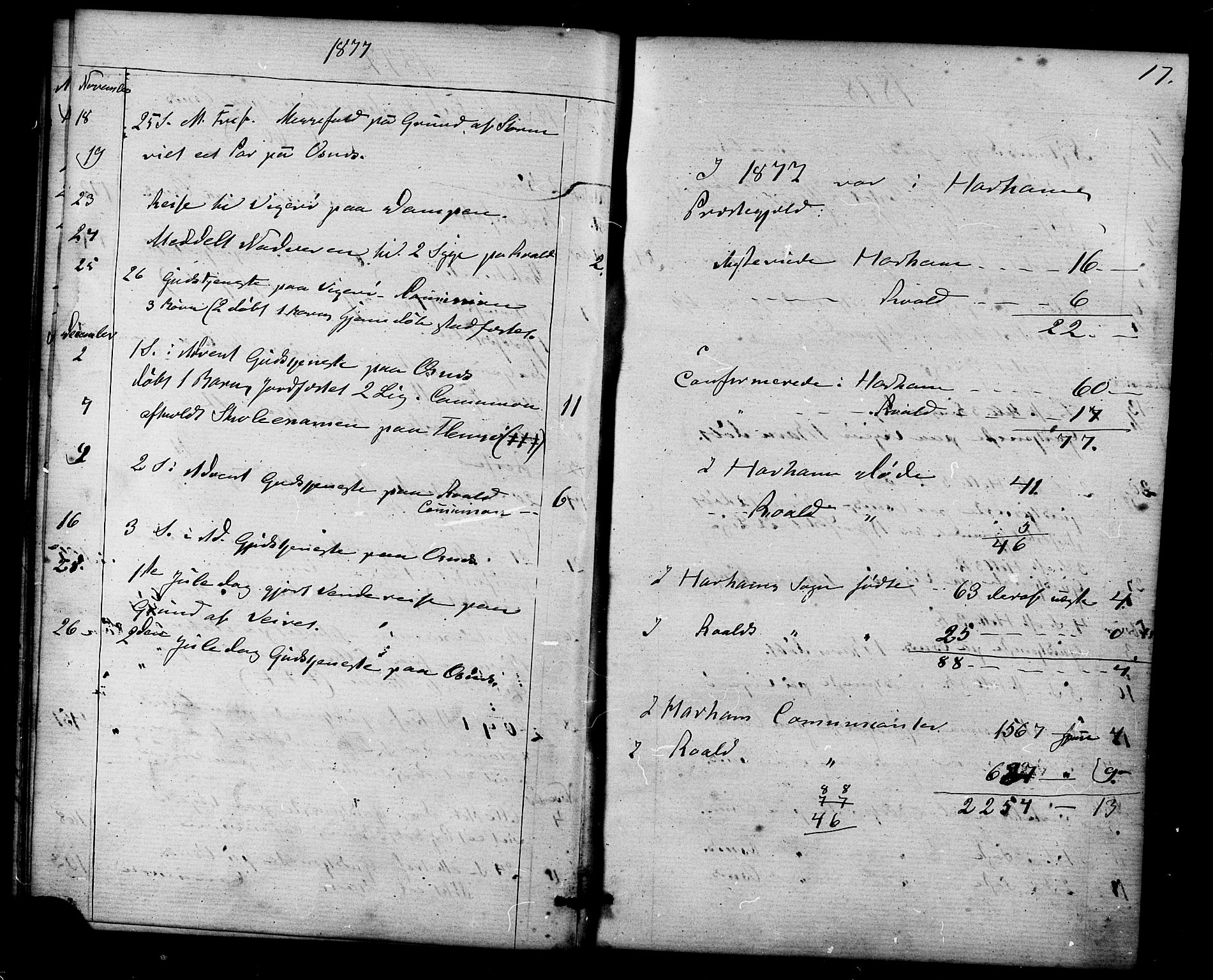 Ministerialprotokoller, klokkerbøker og fødselsregistre - Møre og Romsdal, SAT/A-1454/536/L0499: Parish register (official) no. 536A08, 1875-1890, p. 17