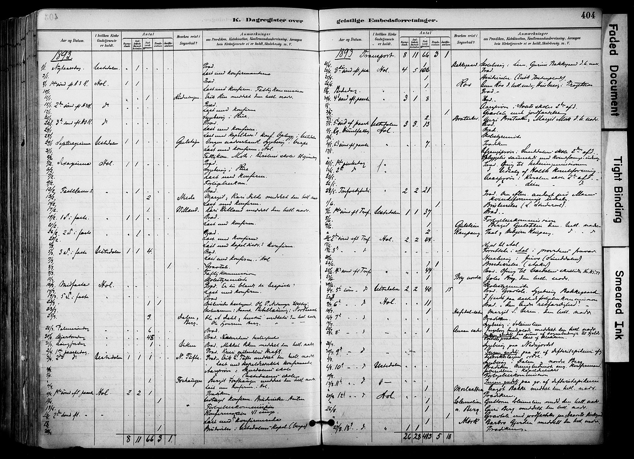 Hol kirkebøker, SAKO/A-227/F/Fa/L0003: Parish register (official) no. I 3, 1887-1918, p. 404