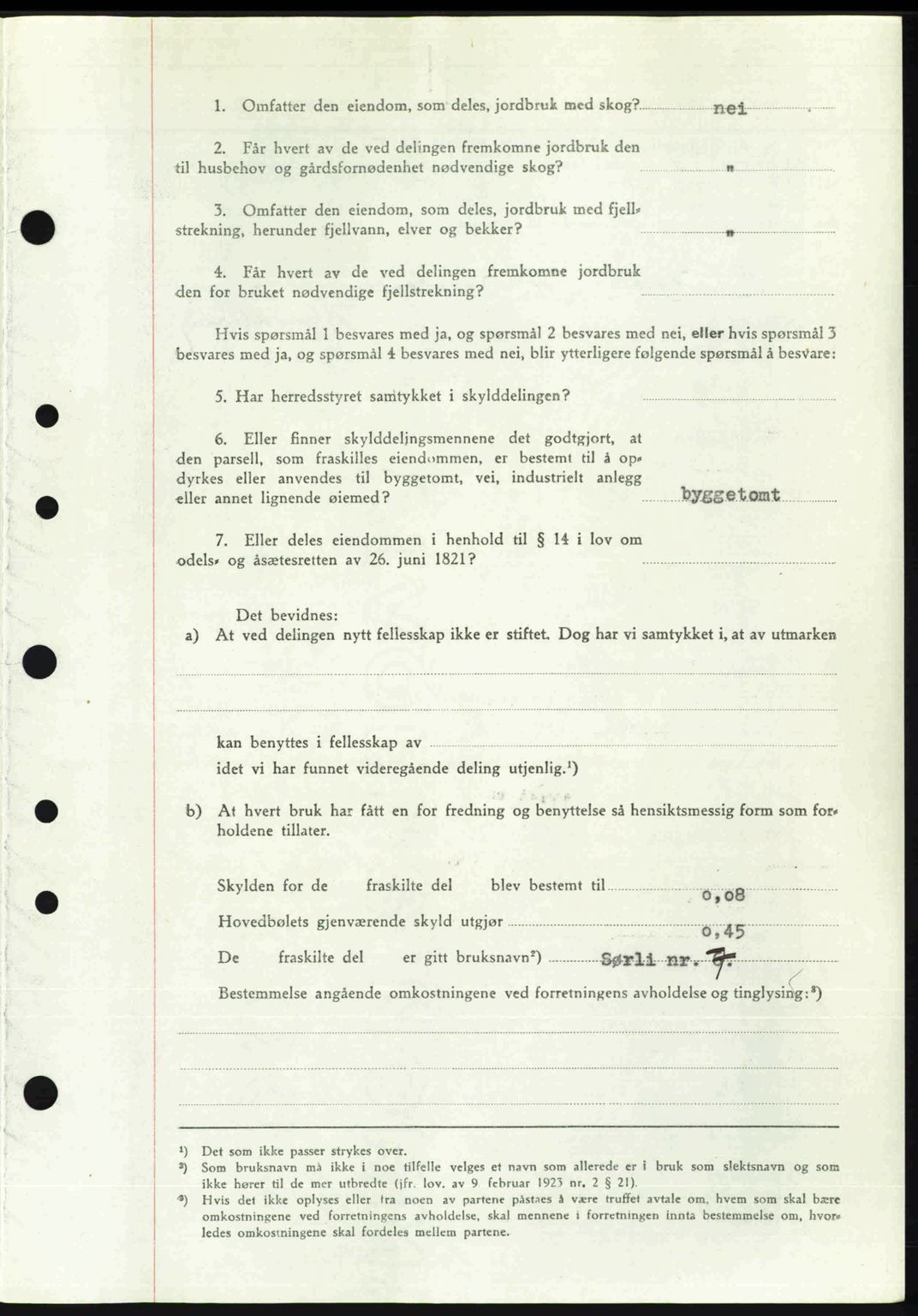 Idd og Marker sorenskriveri, AV/SAO-A-10283/G/Gb/Gbb/L0008: Mortgage book no. A8, 1946-1946, Diary no: : 850/1946