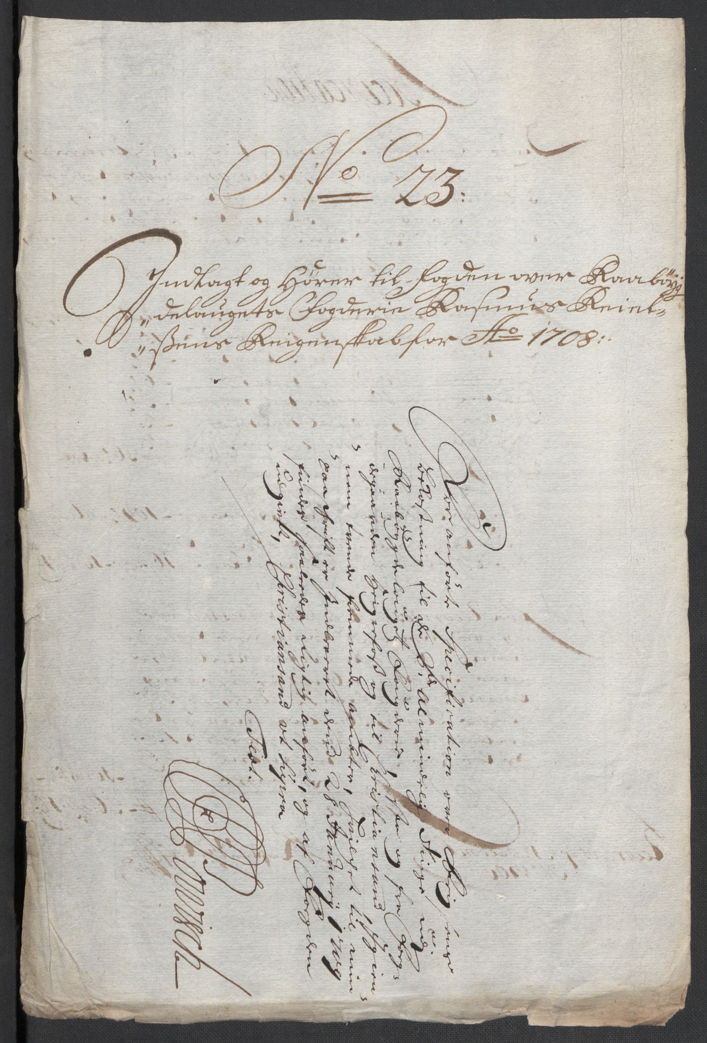 Rentekammeret inntil 1814, Reviderte regnskaper, Fogderegnskap, RA/EA-4092/R40/L2448: Fogderegnskap Råbyggelag, 1706-1708, p. 400