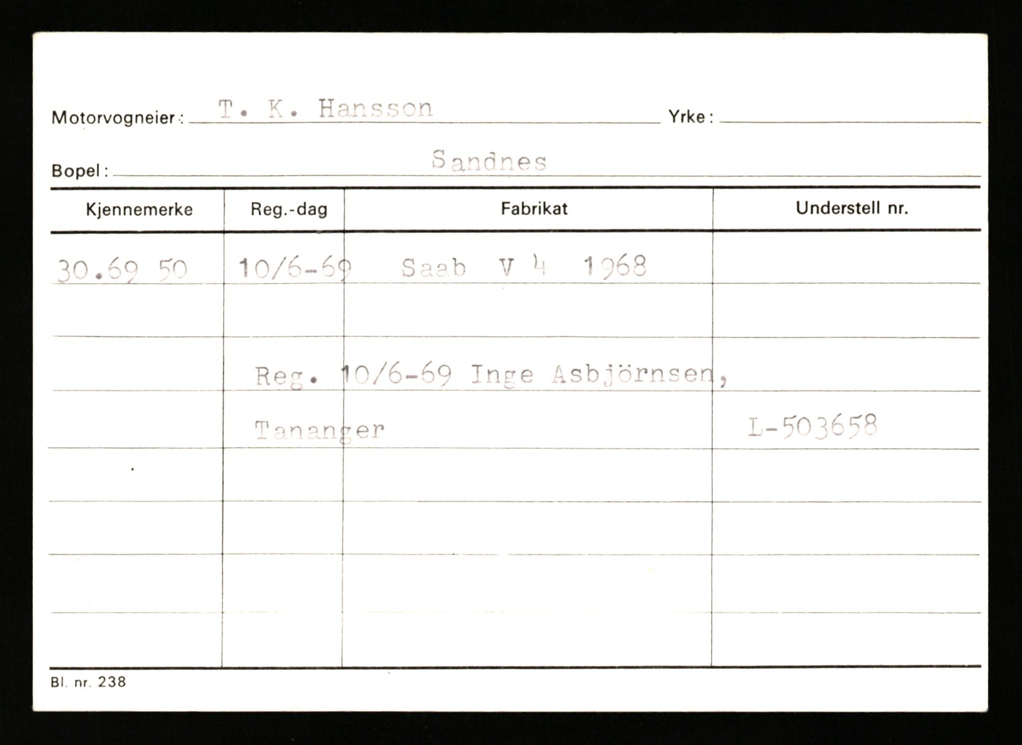 Stavanger trafikkstasjon, AV/SAST-A-101942/0/G/L0011: Registreringsnummer: 240000 - 363477, 1930-1971, p. 1535