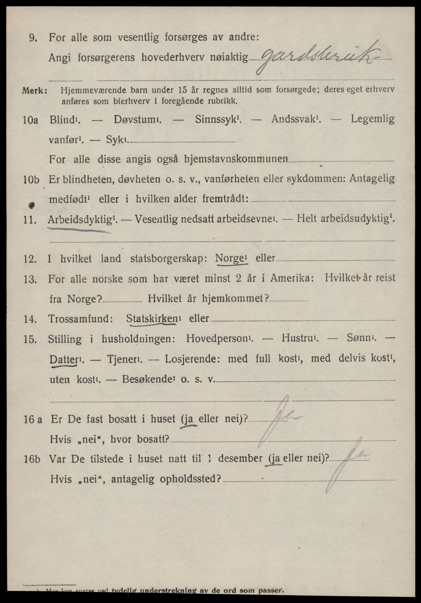 SAT, 1920 census for Vigra, 1920, p. 1773
