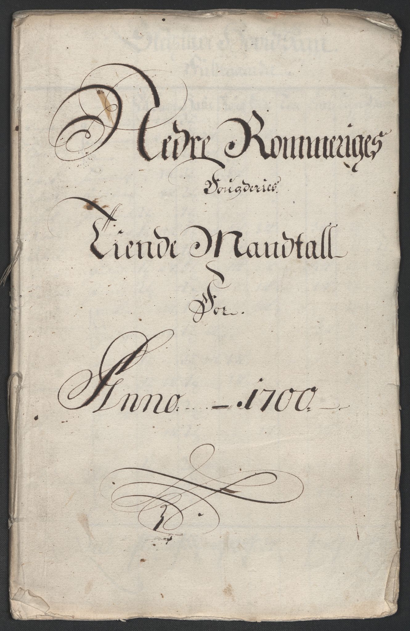 Rentekammeret inntil 1814, Reviderte regnskaper, Fogderegnskap, AV/RA-EA-4092/R11/L0583: Fogderegnskap Nedre Romerike, 1700, p. 63