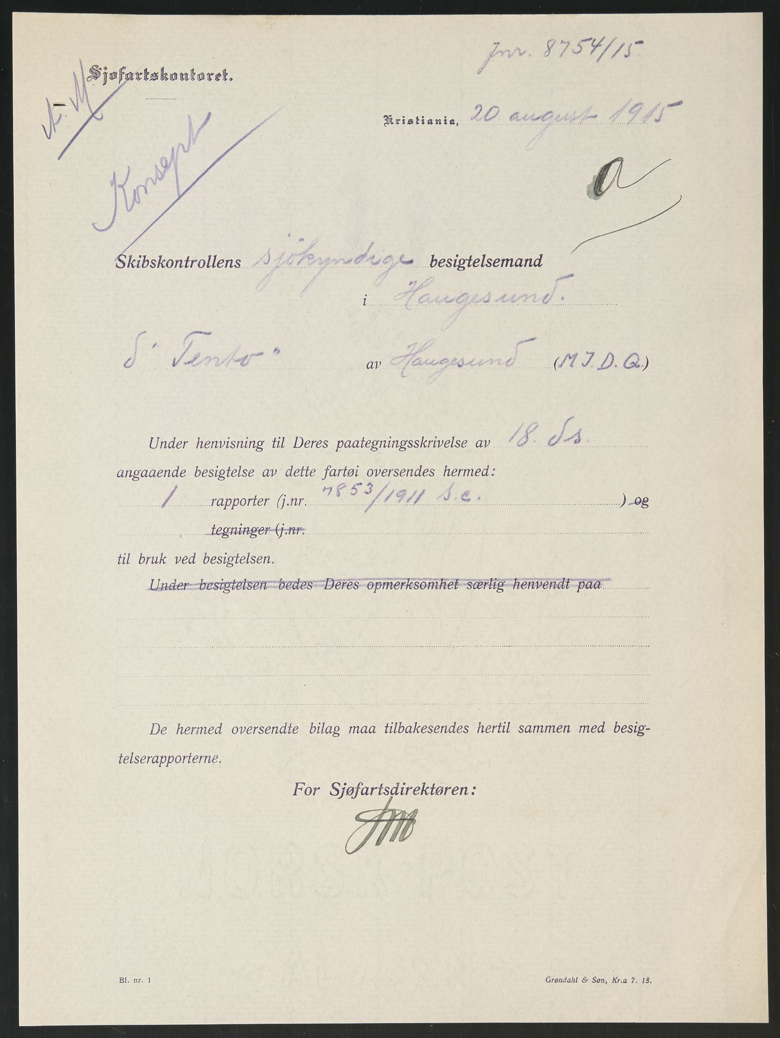 Sjøfartsdirektoratet med forløpere, skipsmapper slettede skip, RA/S-4998/F/Fa/L0586: --, 1894-1935, p. 323