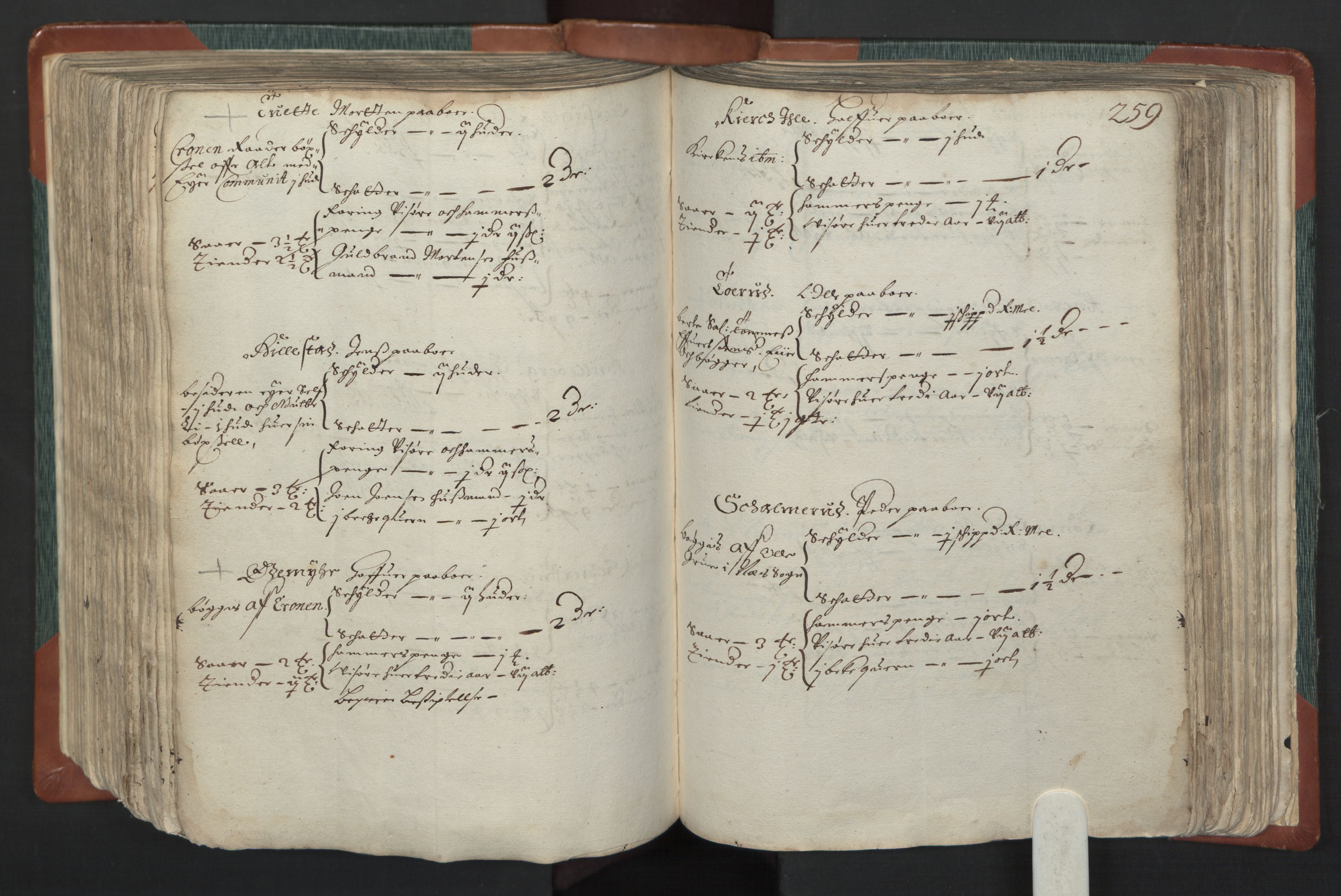 Rentekammeret inntil 1814, Realistisk ordnet avdeling, AV/RA-EA-4070/L/L0008: Oppland lagdømme. Alminnelig jordebok med skatteligning for Gudbrandsdalen og Hedemarken., 1661, p. 258b-259a