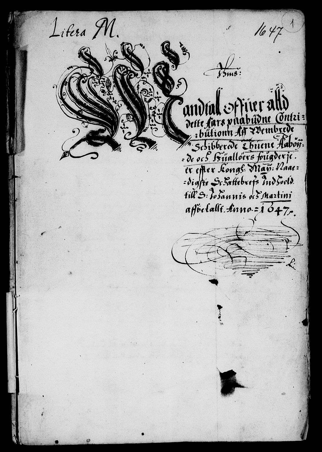 Rentekammeret inntil 1814, Reviderte regnskaper, Lensregnskaper, AV/RA-EA-5023/R/Rb/Rba/L0193: Akershus len, 1647-1648