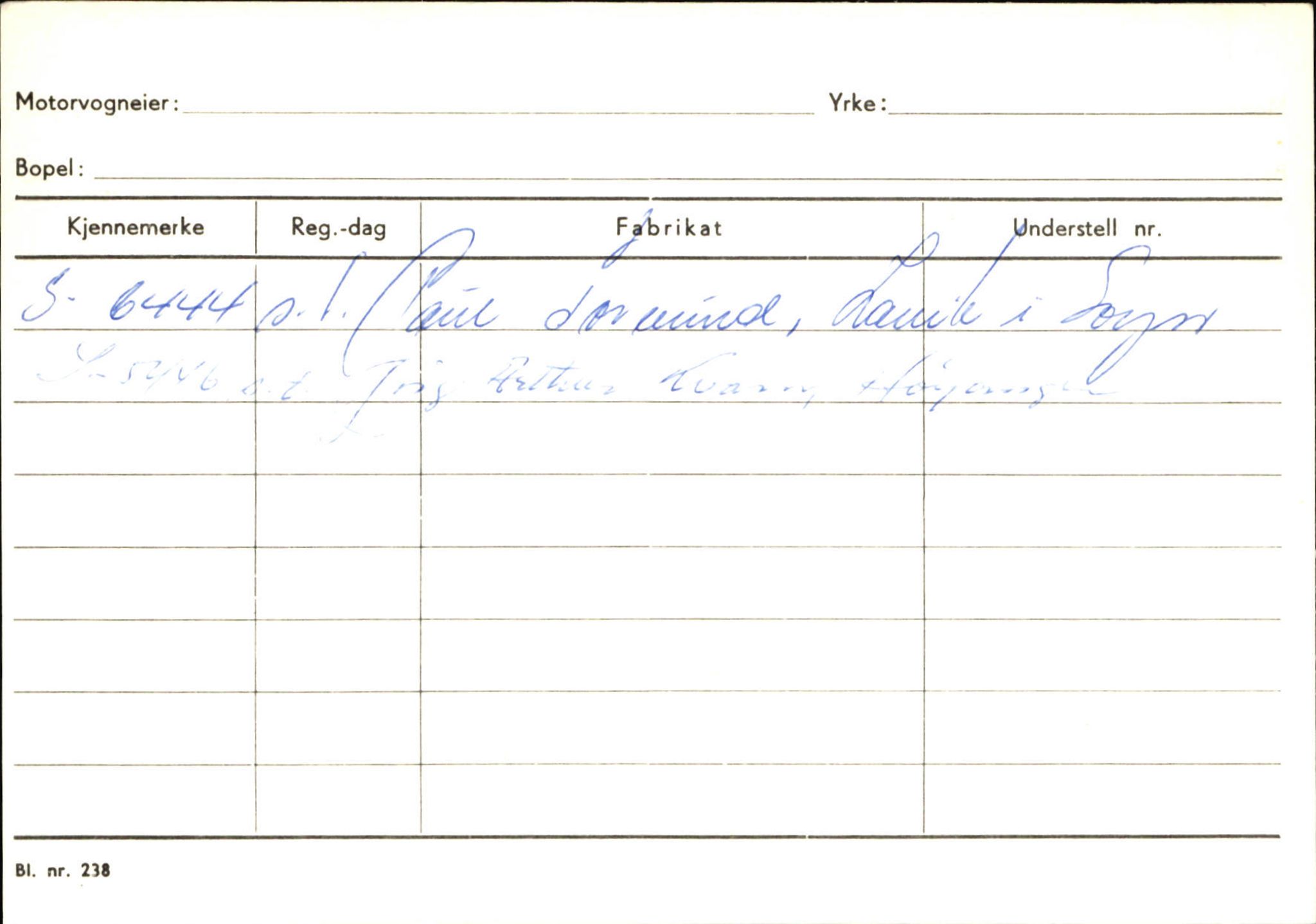 Statens vegvesen, Sogn og Fjordane vegkontor, AV/SAB-A-5301/4/F/L0130: Eigarregister Eid T-Å. Høyanger A-O, 1945-1975, p. 1707