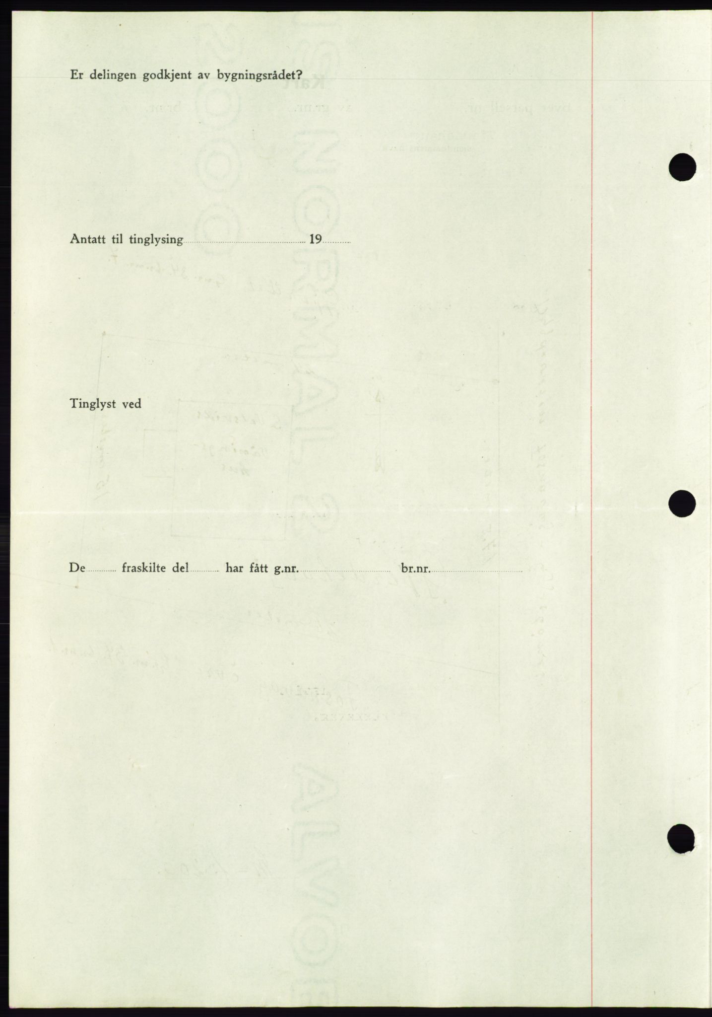 Søre Sunnmøre sorenskriveri, AV/SAT-A-4122/1/2/2C/L0075: Mortgage book no. 1A, 1943-1943, Diary no: : 343/1943