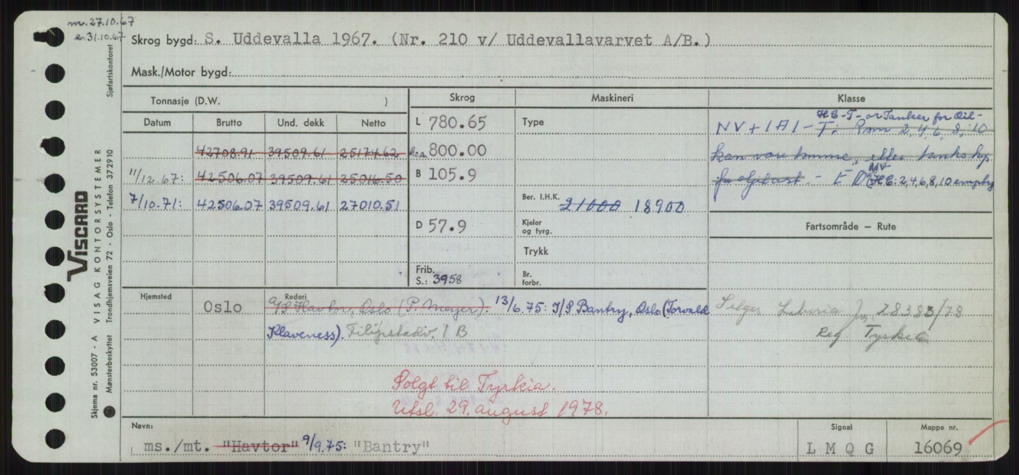 Sjøfartsdirektoratet med forløpere, Skipsmålingen, RA/S-1627/H/Hd/L0003: Fartøy, B-Bev, p. 231