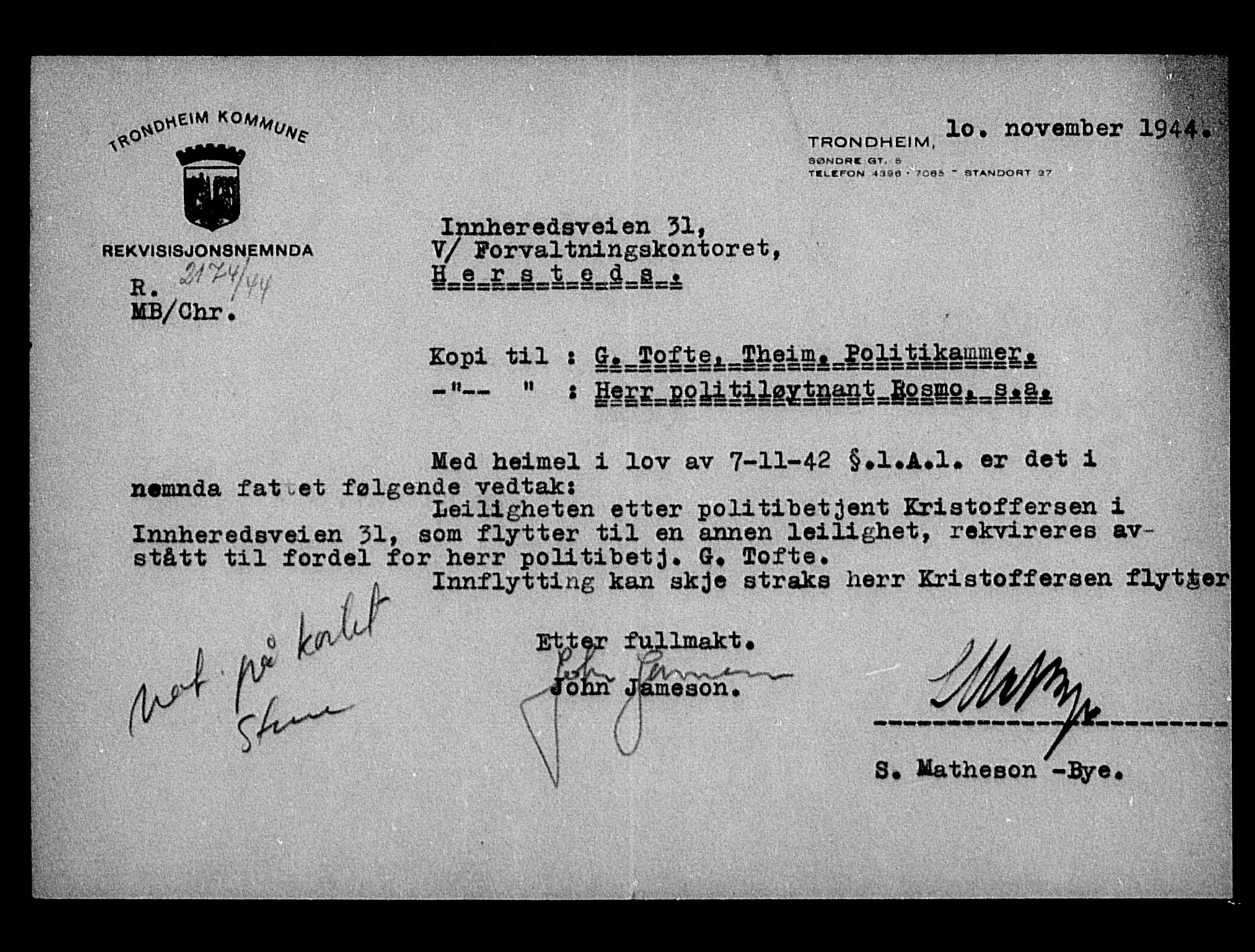 Justisdepartementet, Tilbakeføringskontoret for inndratte formuer, AV/RA-S-1564/H/Hc/Hca/L0896: --, 1945-1947, p. 336