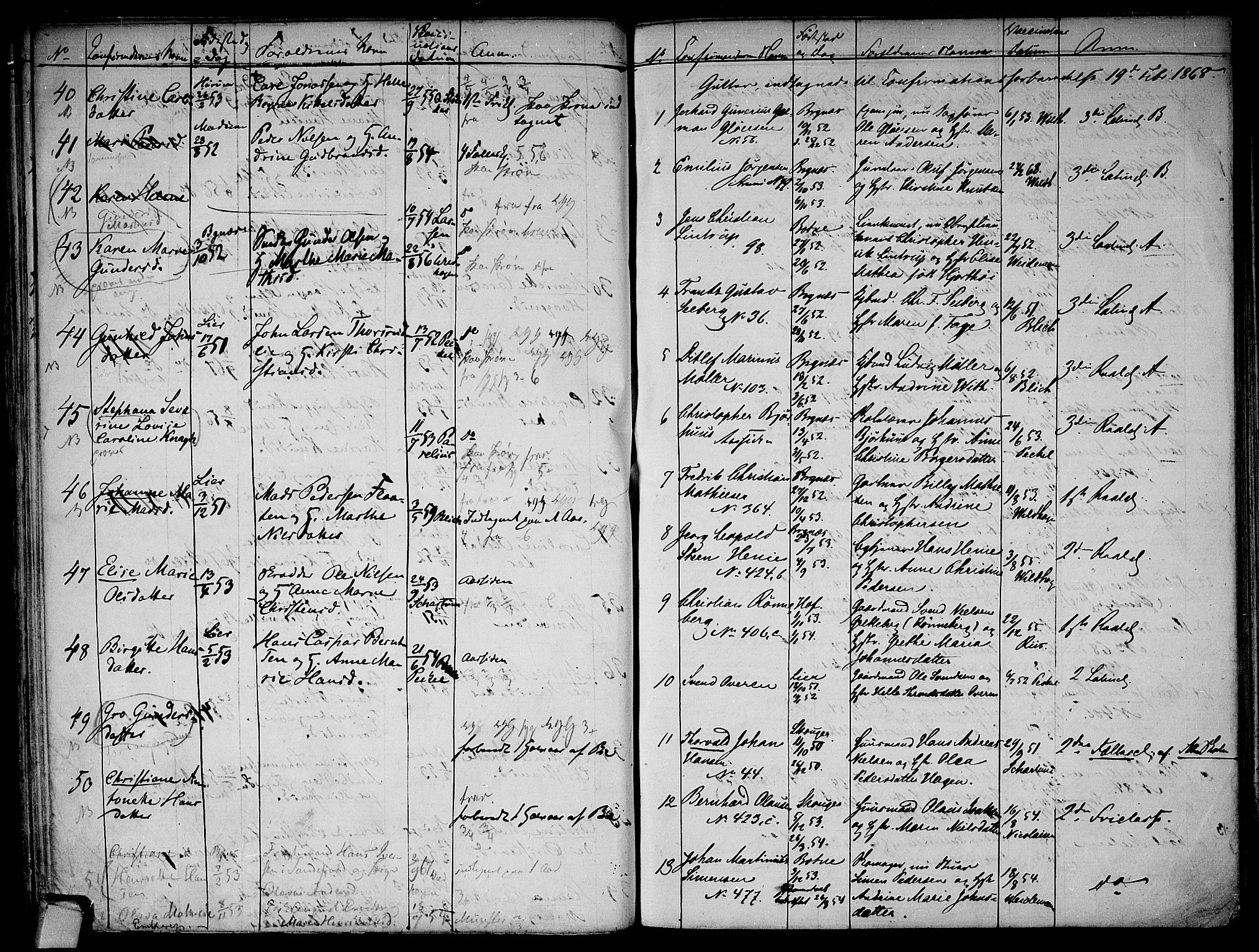 Bragernes kirkebøker, AV/SAKO-A-6/G/Ga/L0003: Parish register (copy) no. 3, 1864-1878