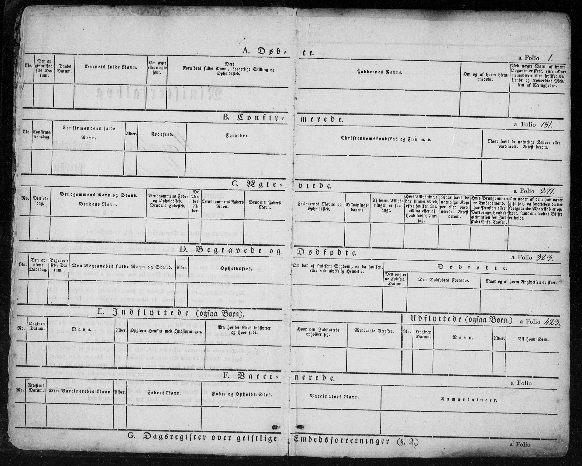 Mandal sokneprestkontor, SAK/1111-0030/F/Fa/Faa/L0013: Parish register (official) no. A 13, 1847-1859