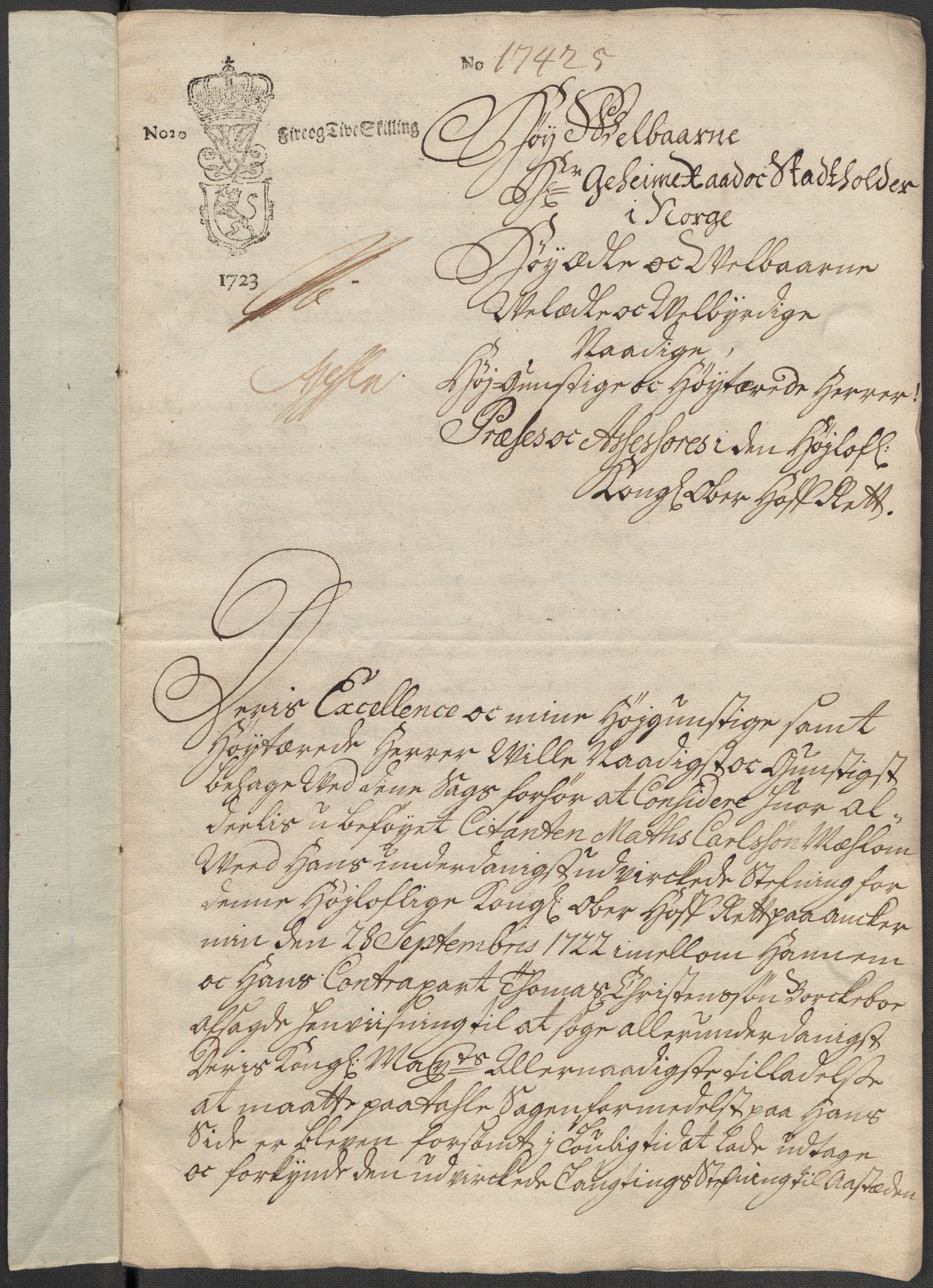 Riksarkivets diplomsamling, AV/RA-EA-5965/F15/L0016: Prestearkiv - Buskerud, 1662-1781, p. 185