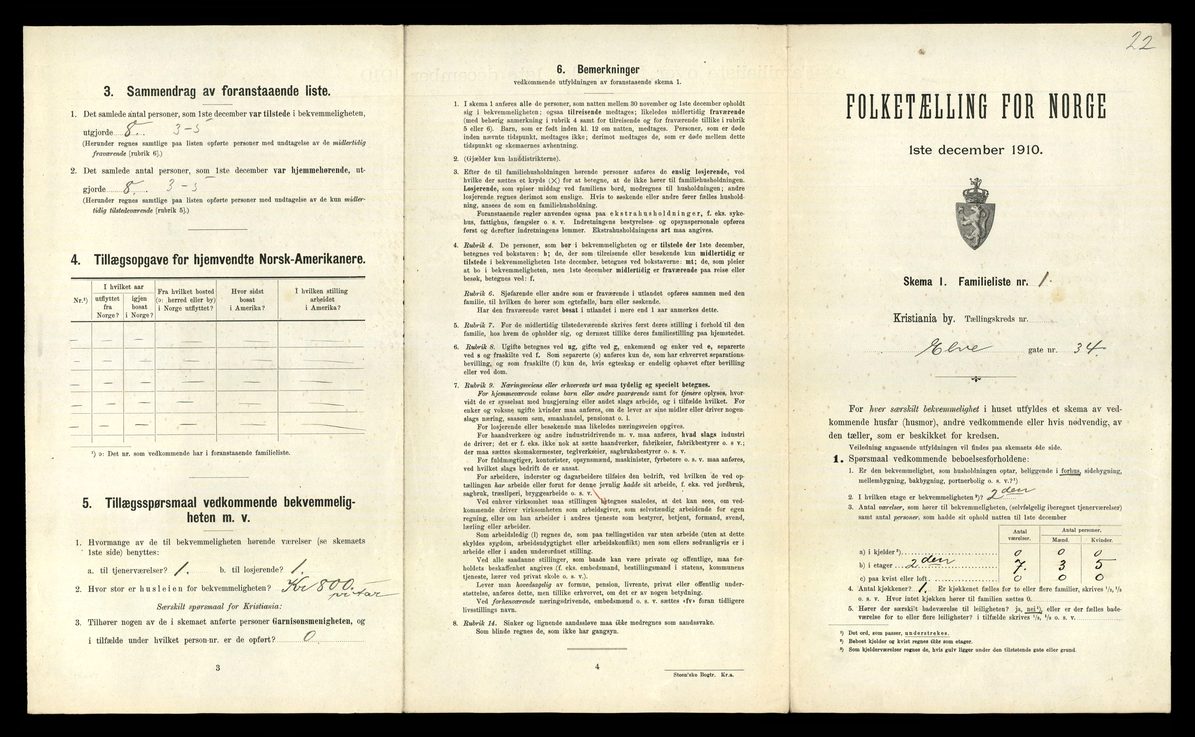 RA, 1910 census for Kristiania, 1910, p. 20315