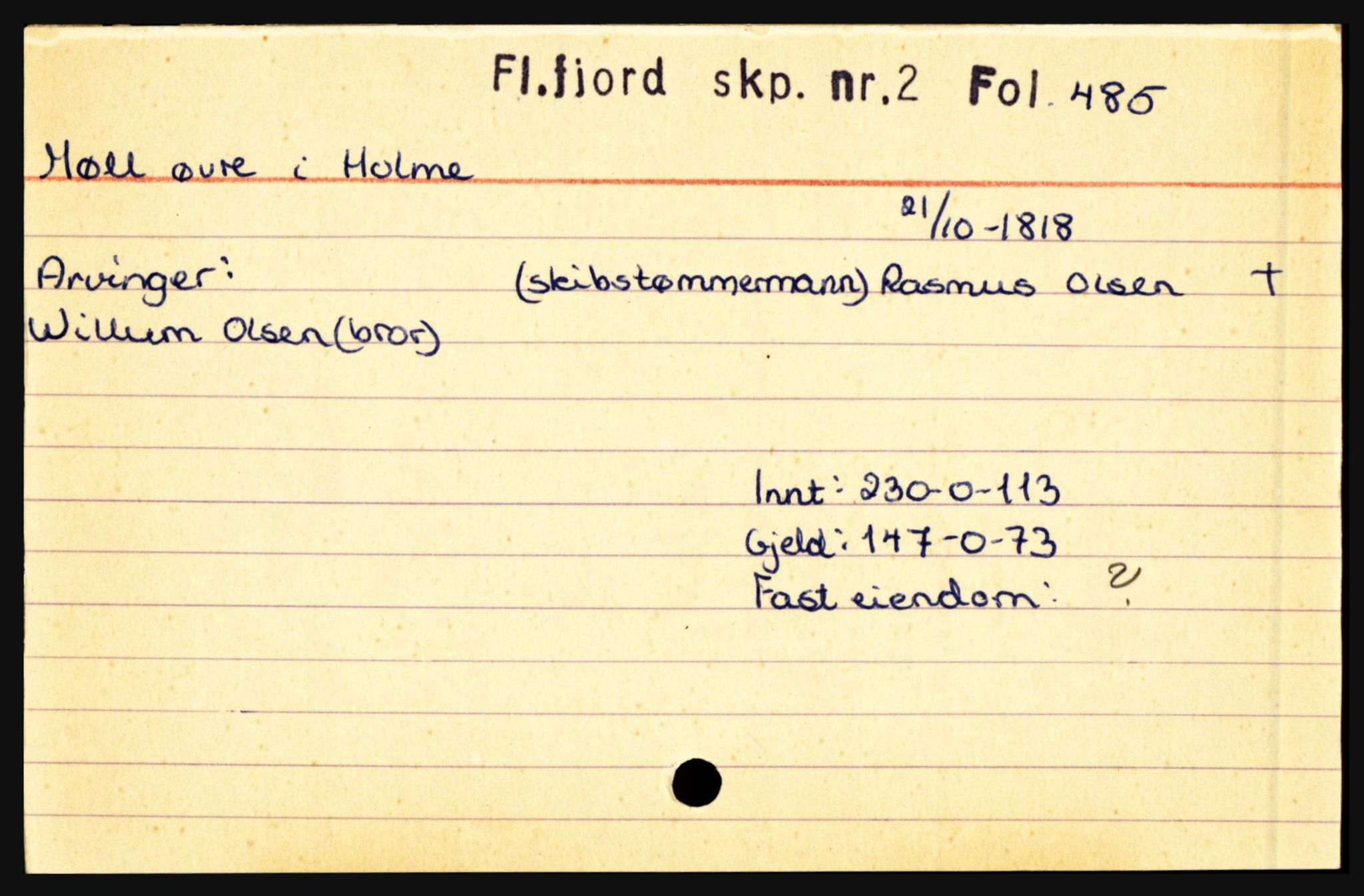 Flekkefjord sorenskriveri, AV/SAK-1221-0001/H, p. 1109