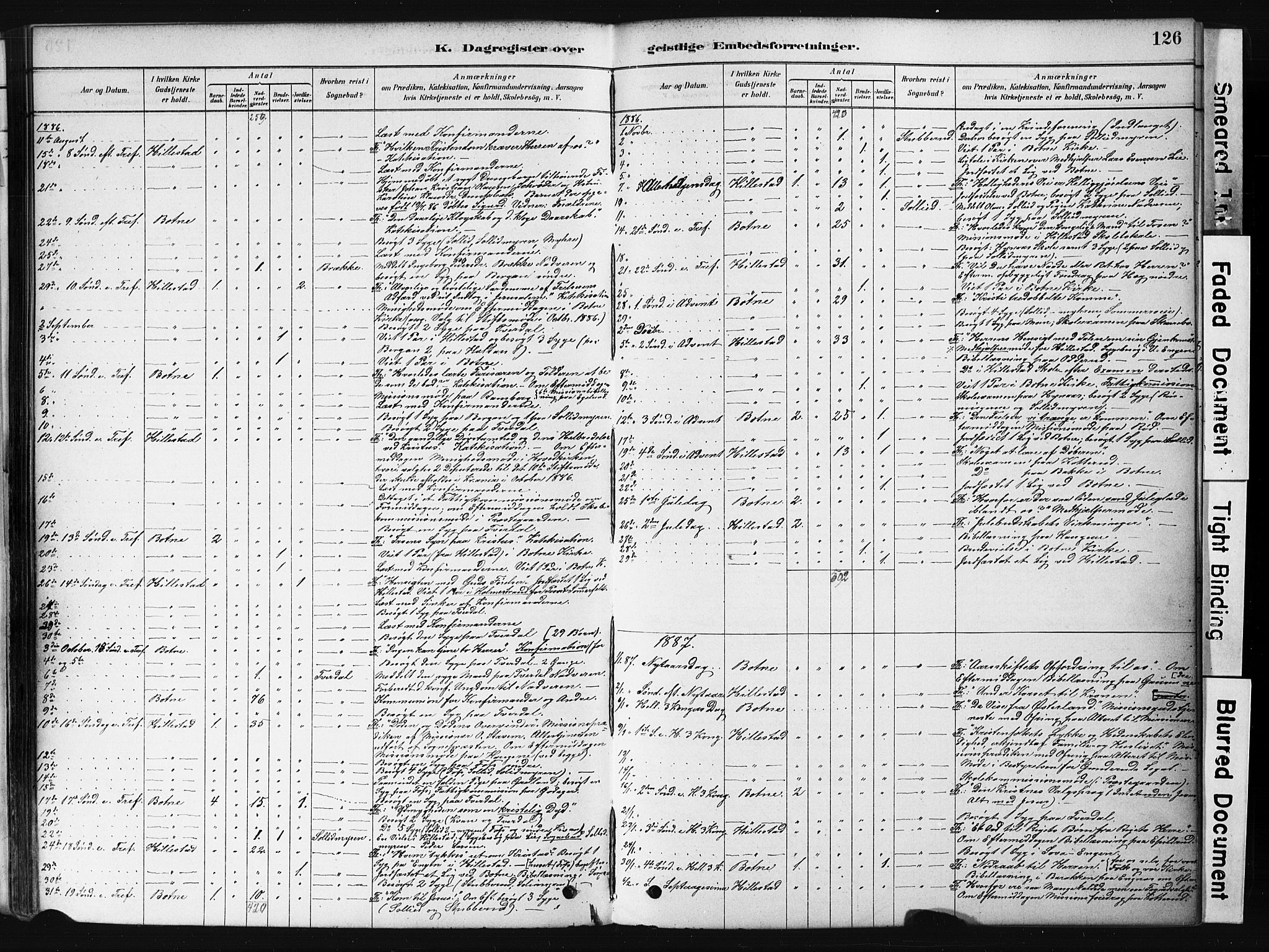 Botne kirkebøker, AV/SAKO-A-340/F/Fb/L0001: Parish register (official) no. II 1, 1878-1902, p. 126