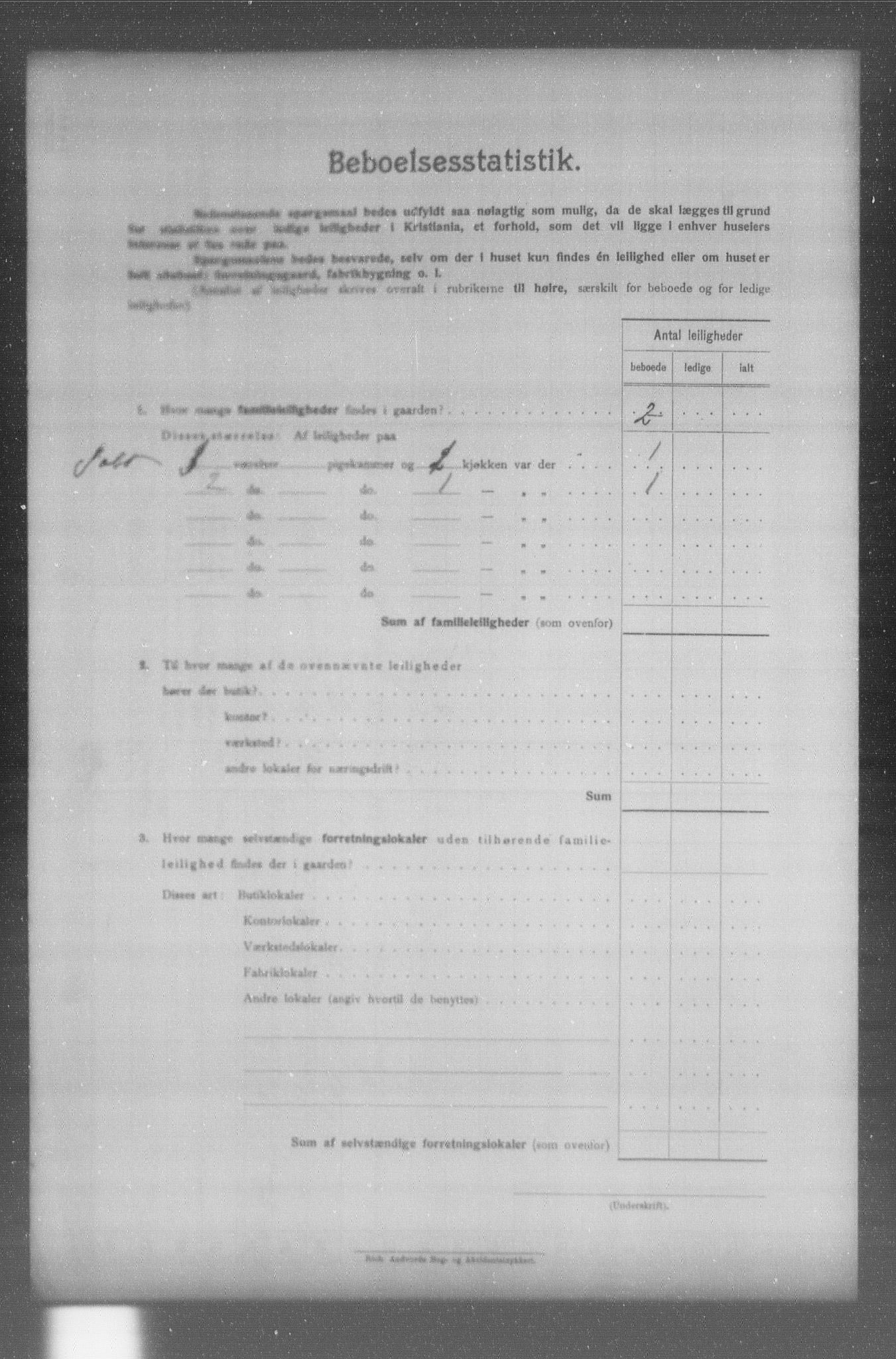 OBA, Municipal Census 1904 for Kristiania, 1904, p. 9165