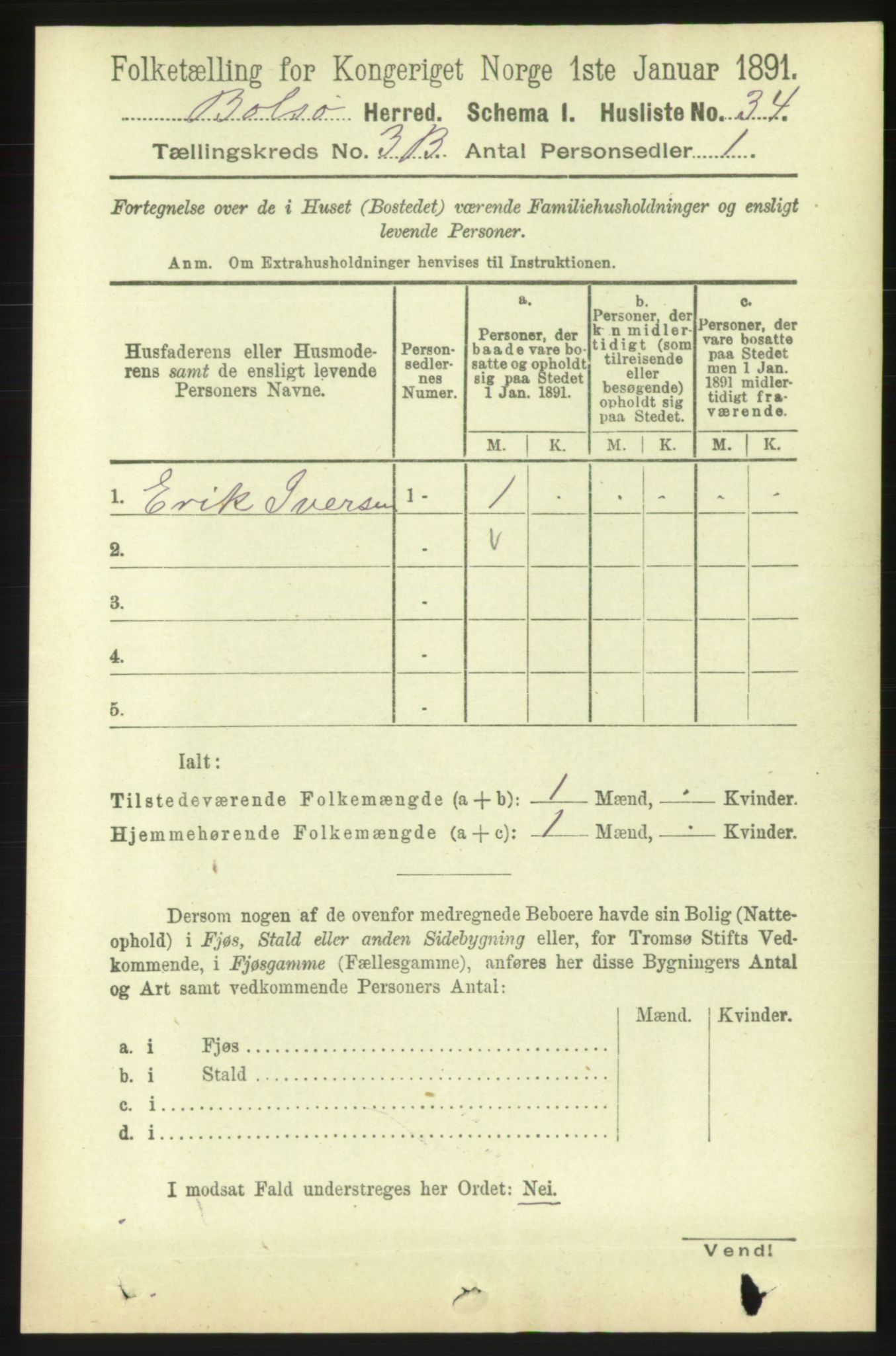 RA, 1891 census for 1544 Bolsøy, 1891, p. 2080