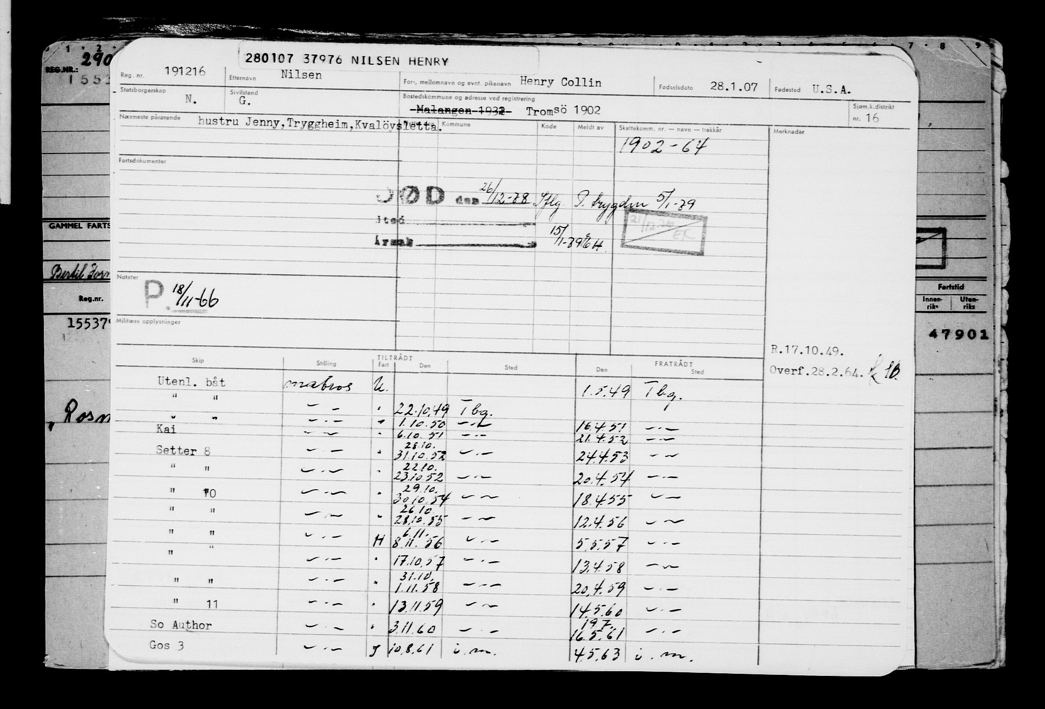 Direktoratet for sjømenn, RA/S-3545/G/Gb/L0069: Hovedkort, 1907, p. 363