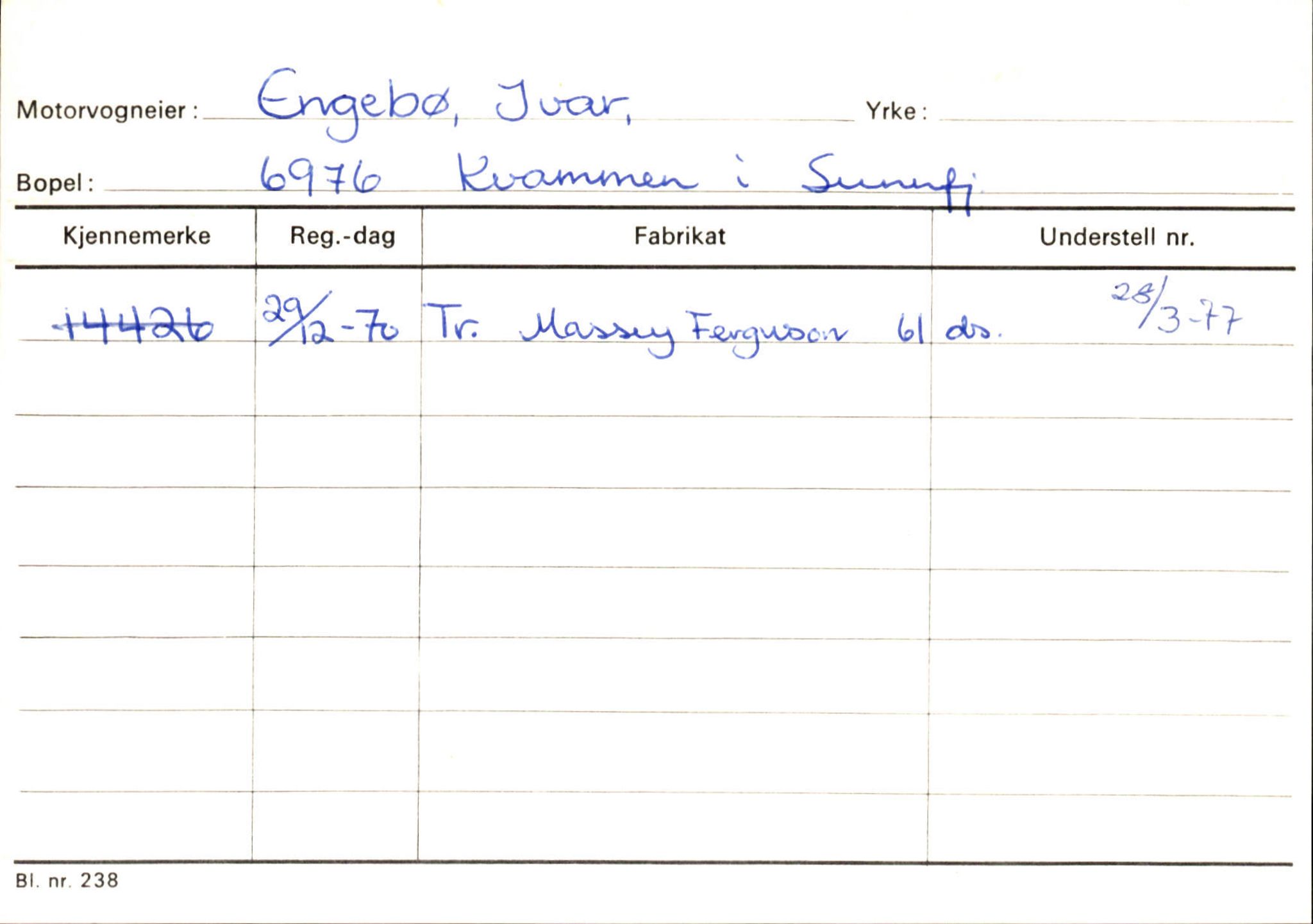 Statens vegvesen, Sogn og Fjordane vegkontor, AV/SAB-A-5301/4/F/L0132: Eigarregister Askvoll A-Å. Balestrand A-Å, 1945-1975, p. 221