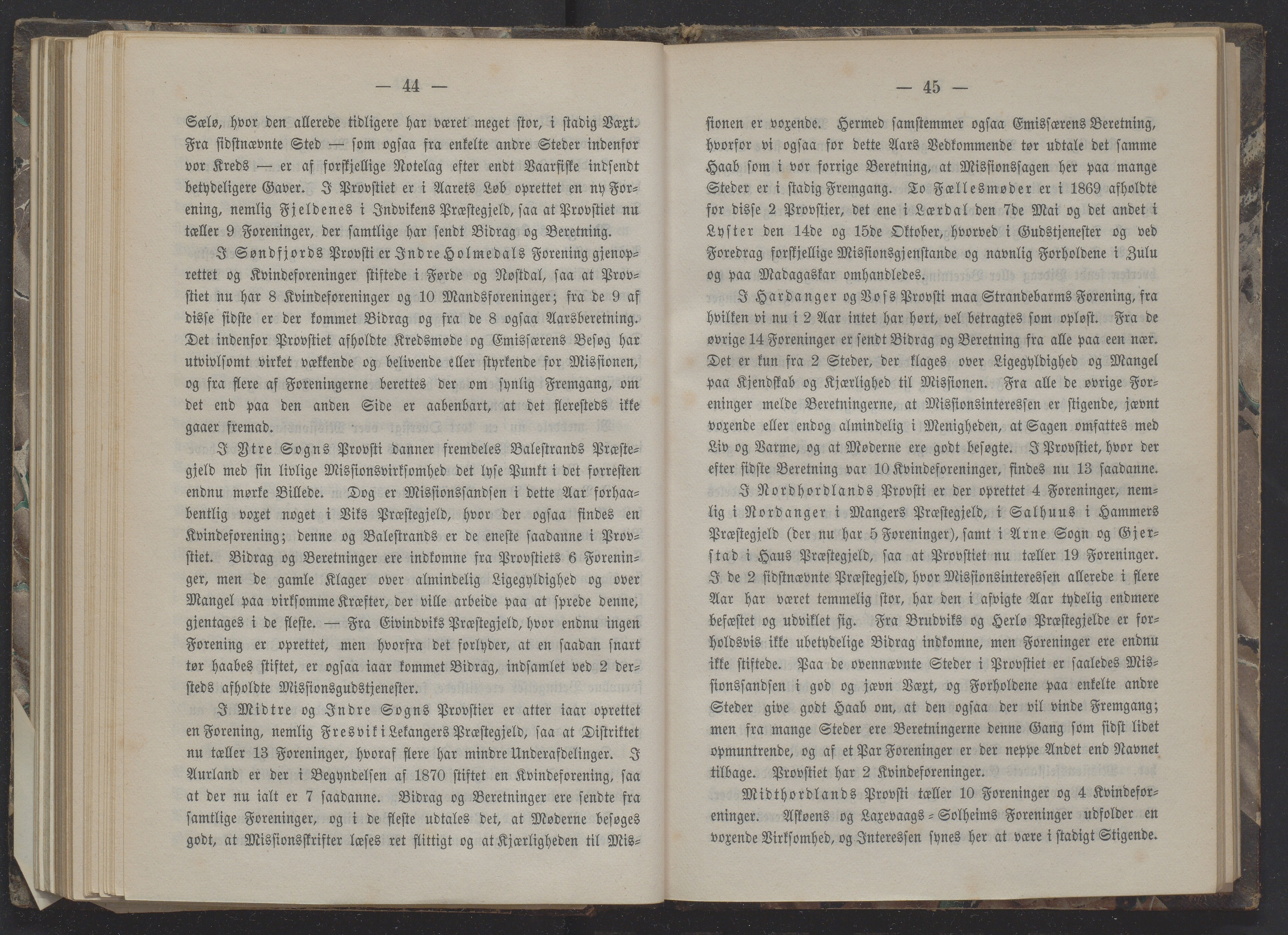 Det Norske Misjonsselskap - hovedadministrasjonen, VID/MA-A-1045/D/Db/Dba/L0337/0009: Beretninger, Bøker, Skrifter o.l   / Årsberetninger 28 , 1870, p. 44-45