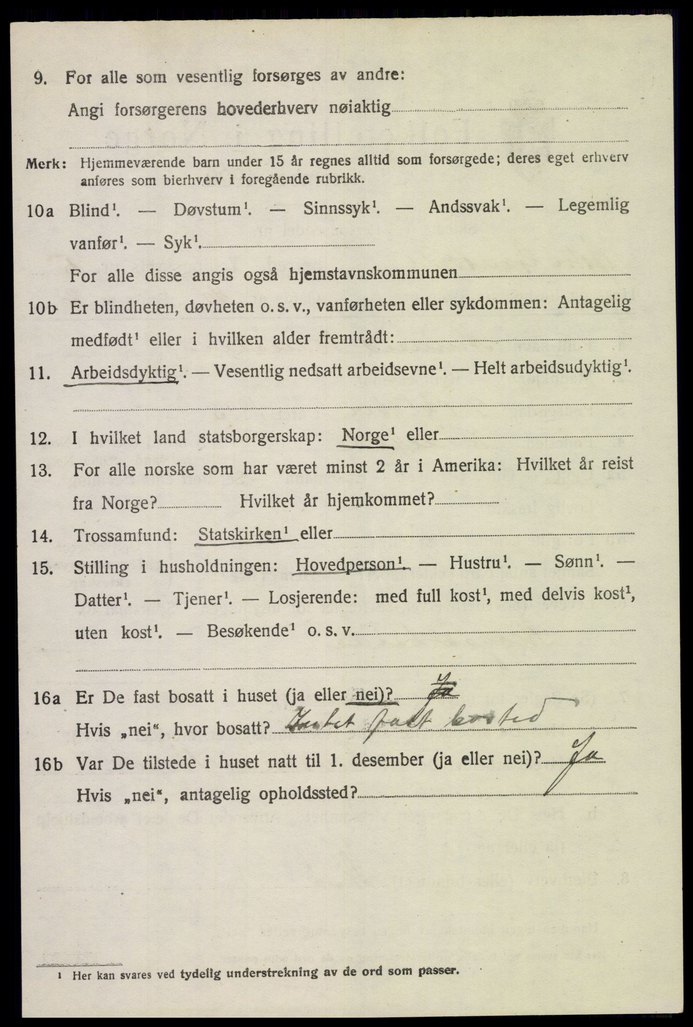 SAH, 1920 census for Østre Gausdal, 1920, p. 3271