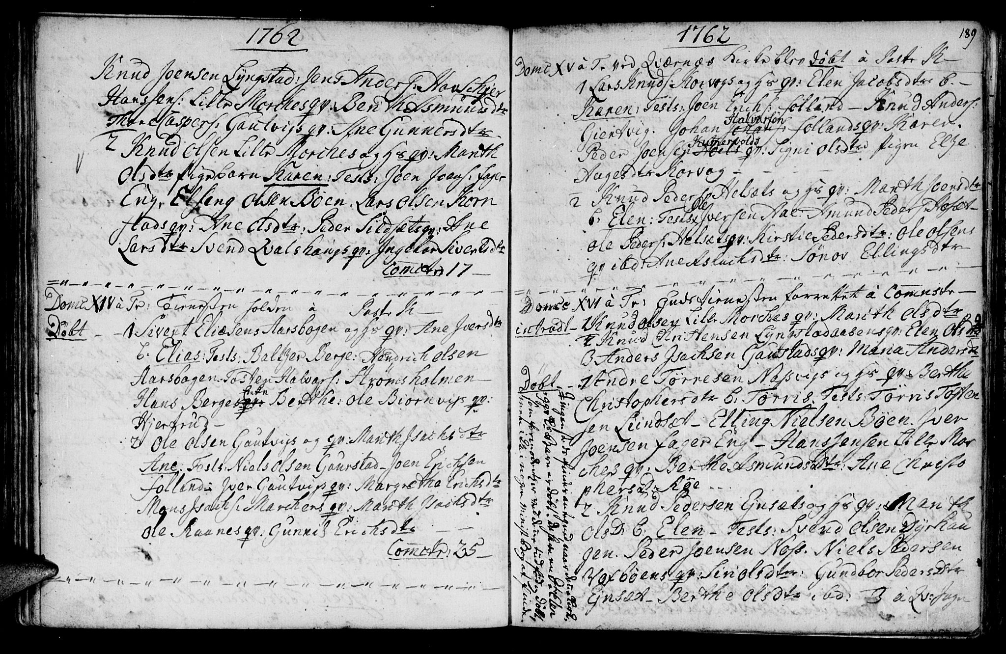 Ministerialprotokoller, klokkerbøker og fødselsregistre - Møre og Romsdal, AV/SAT-A-1454/570/L0828: Parish register (official) no. 570A02, 1750-1789, p. 188-189