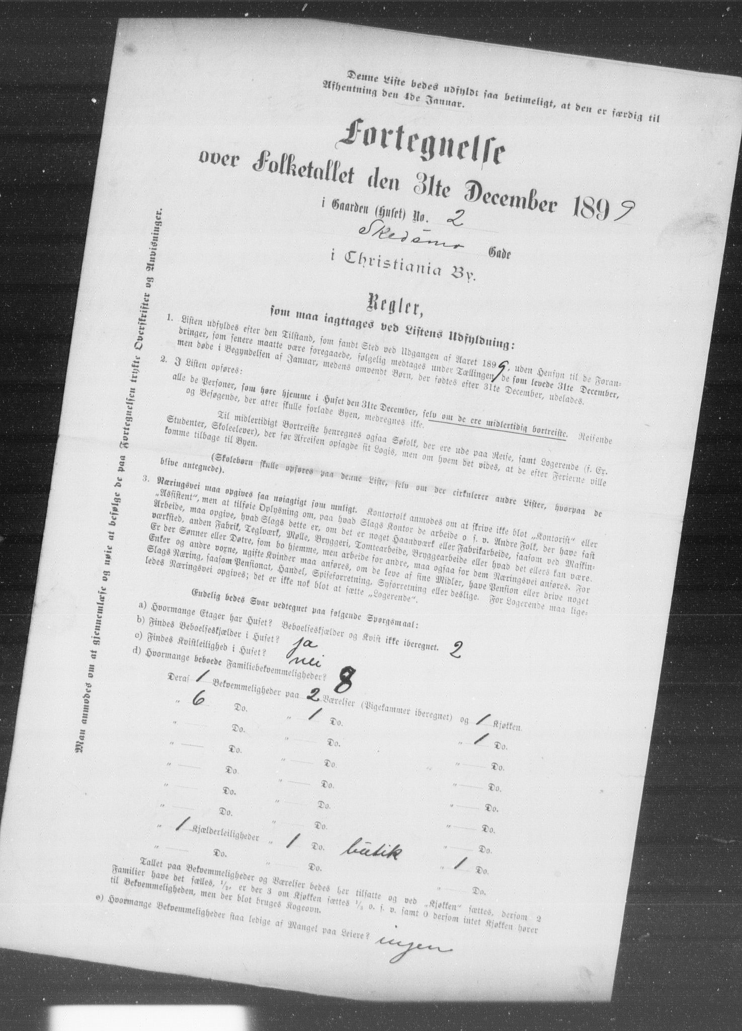 OBA, Municipal Census 1899 for Kristiania, 1899, p. 12363