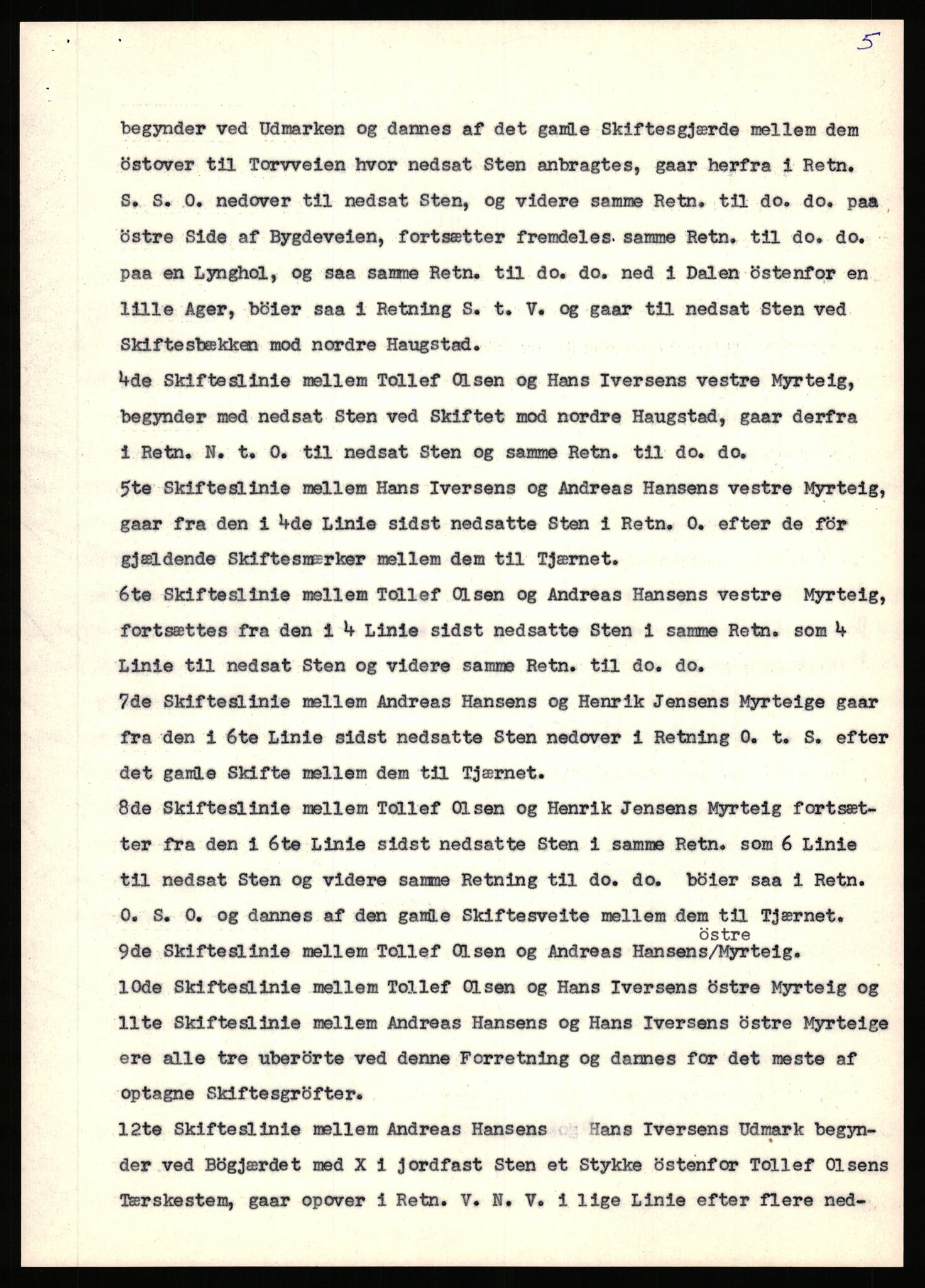 Statsarkivet i Stavanger, AV/SAST-A-101971/03/Y/Yj/L0040: Avskrifter sortert etter gårdnavn: Hovland i Egersun - Hustveit, 1750-1930, p. 366