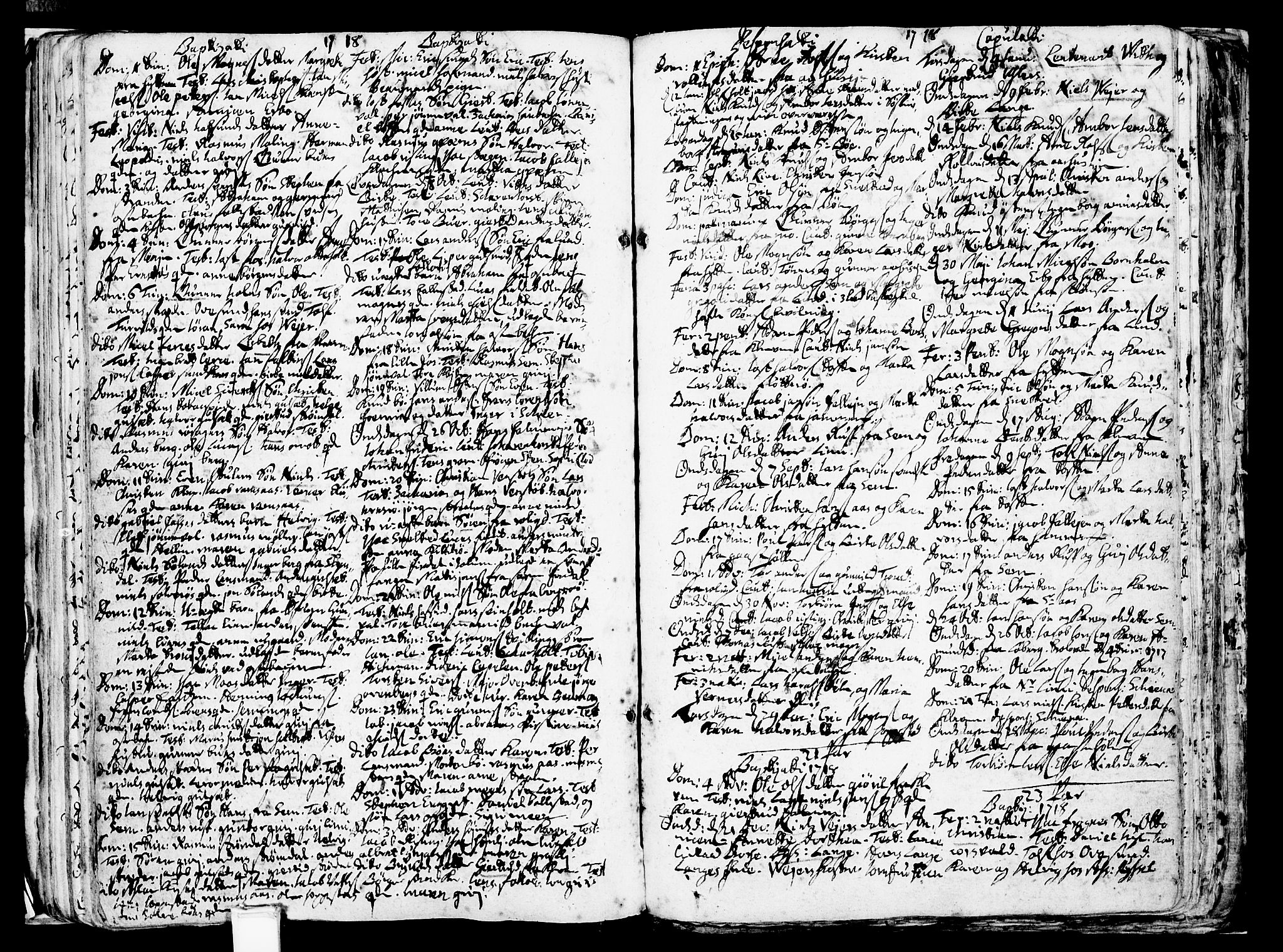 Gjerpen kirkebøker, SAKO/A-265/F/Fa/L0001: Parish register (official) no. I 1, 1681-1746