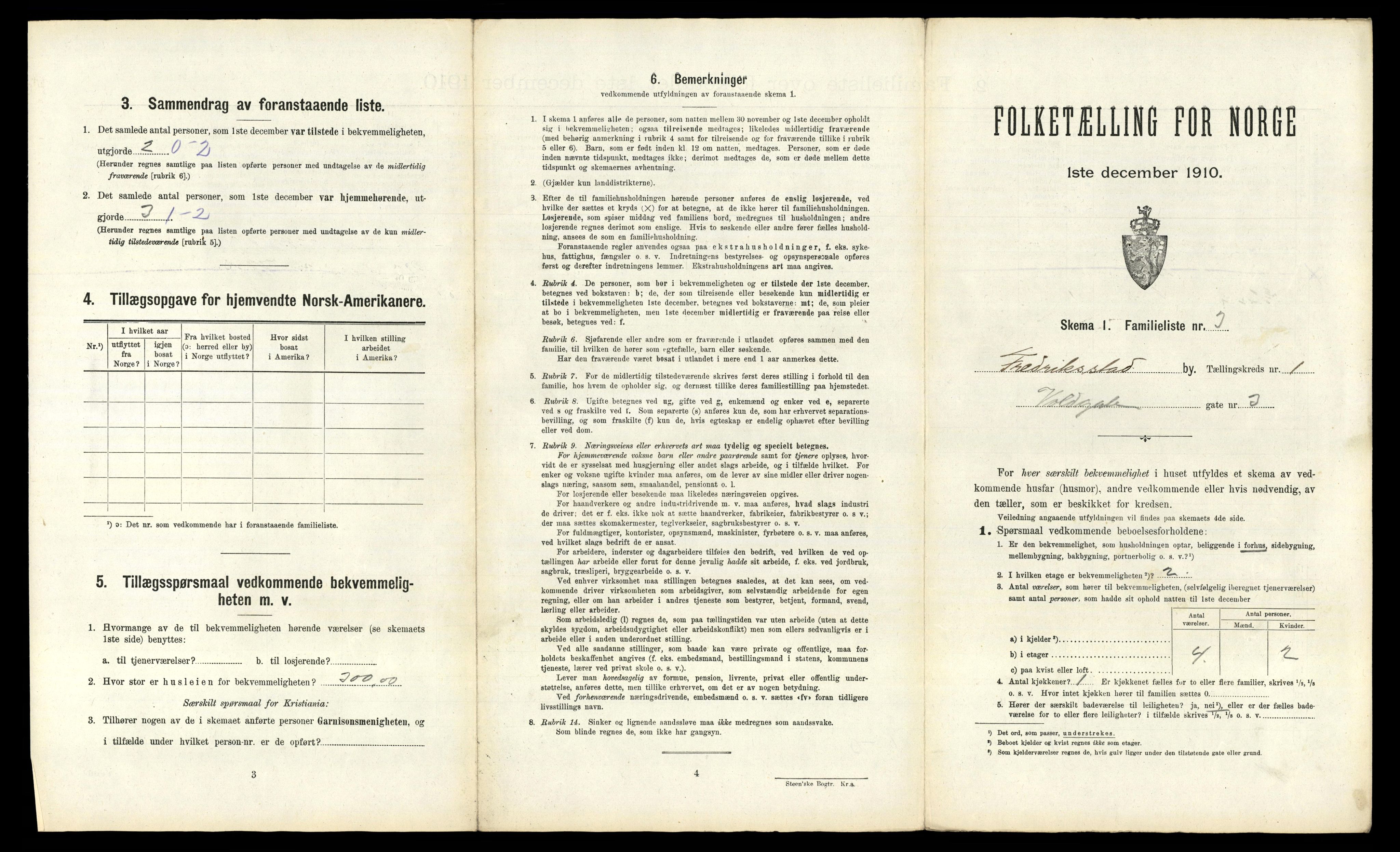 RA, 1910 census for Fredrikstad, 1910, p. 98