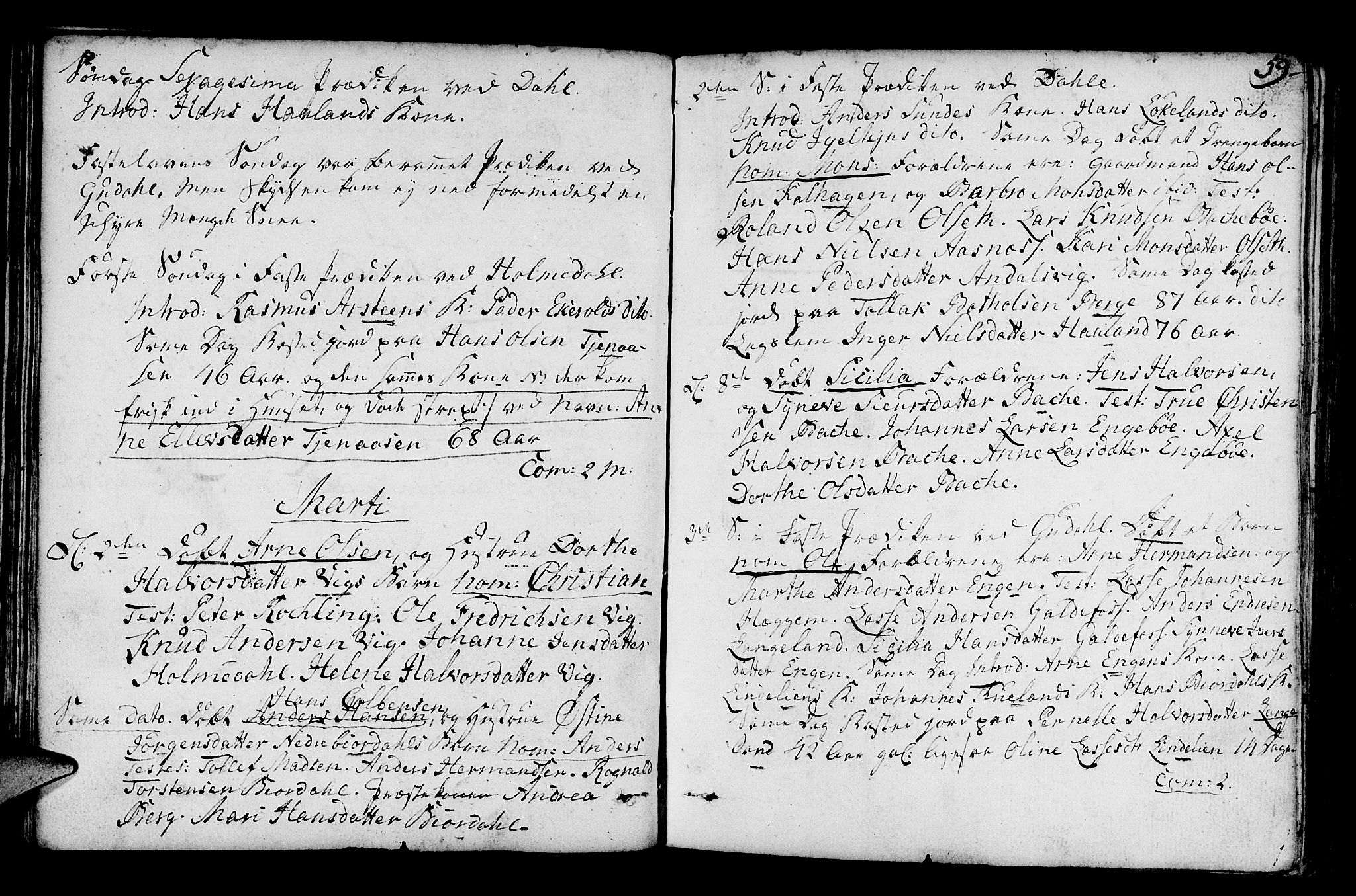 Fjaler sokneprestembete, AV/SAB-A-79801/H/Haa/Haaa/L0003: Parish register (official) no. A 3, 1799-1814, p. 59