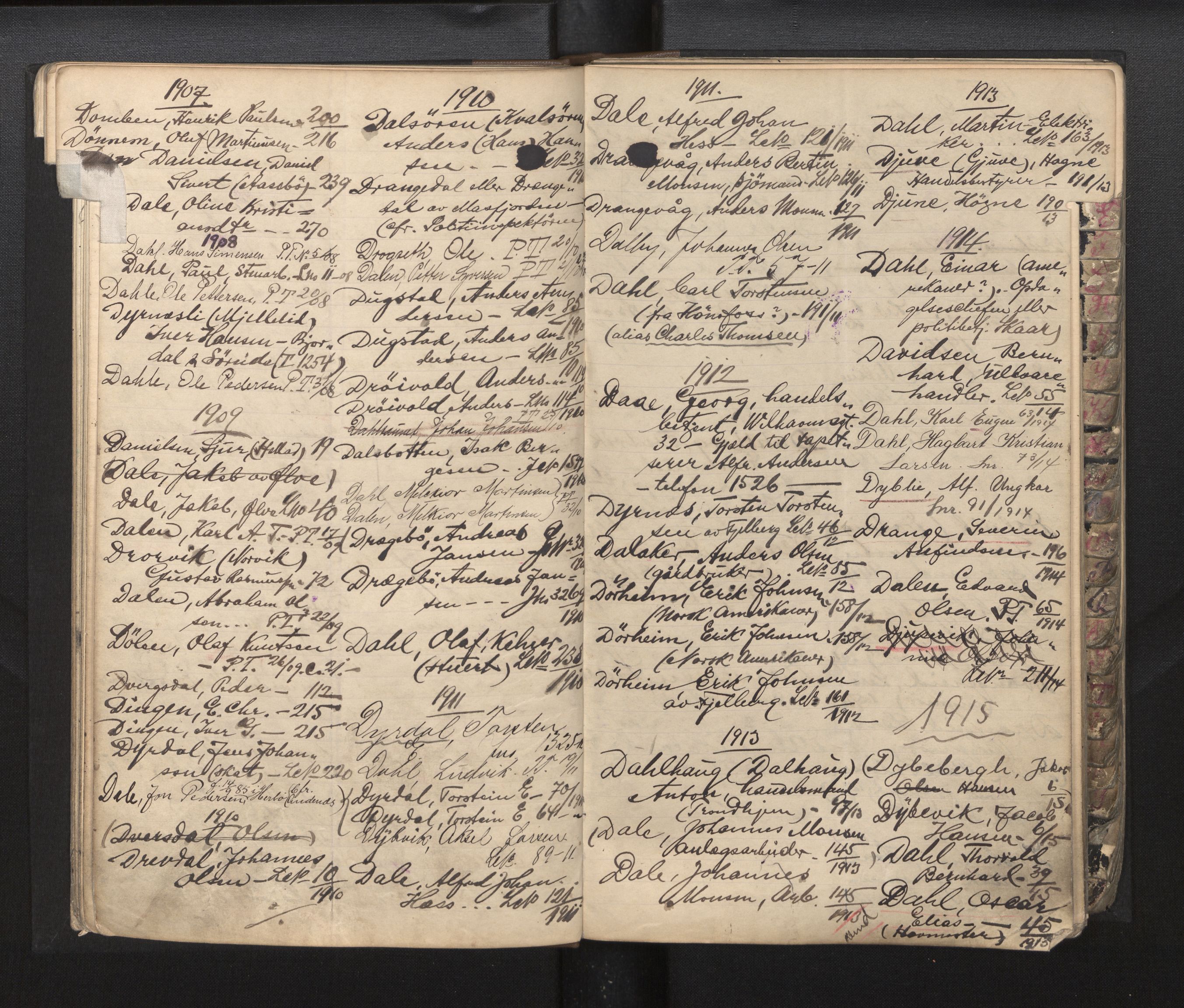 Bergen politikammer / politidistrikt, AV/SAB-A-60401/J.a/J.ac/L0002: Emigrantforbudsregister, 1894-1920