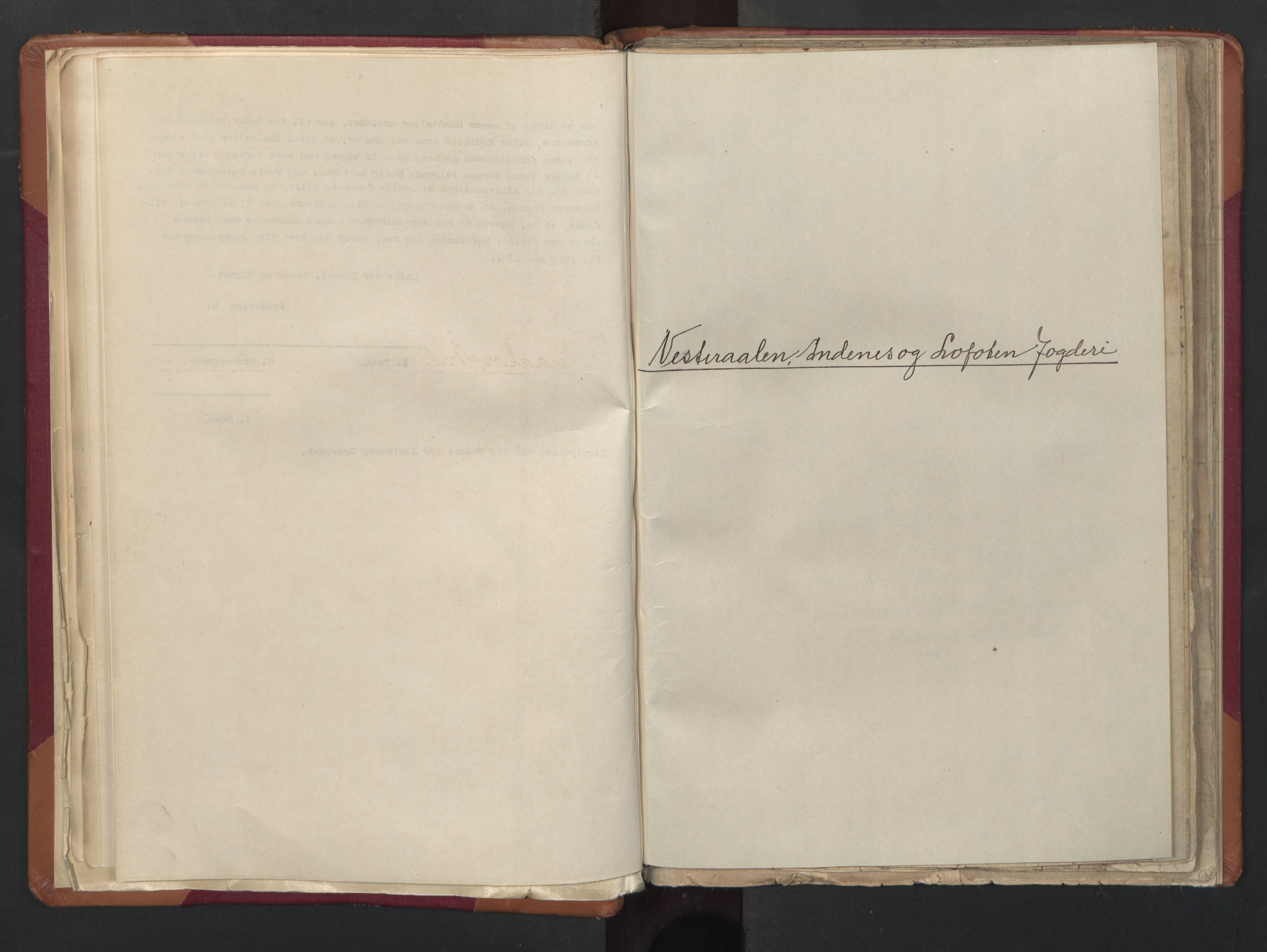 RA, Census (manntall) 1701, no. 18: Vesterålen, Andenes and Lofoten fogderi, 1701